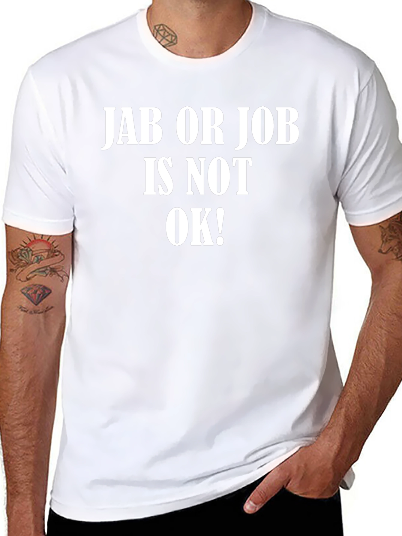Jab or Job T-Shirt - Statement Tee