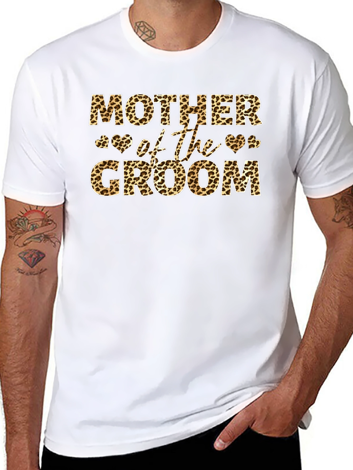 Mother of the Groom Leopard Print T-Shirt