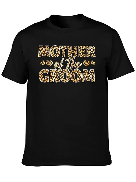 Mother of the Groom Leopard Print T-Shirt
