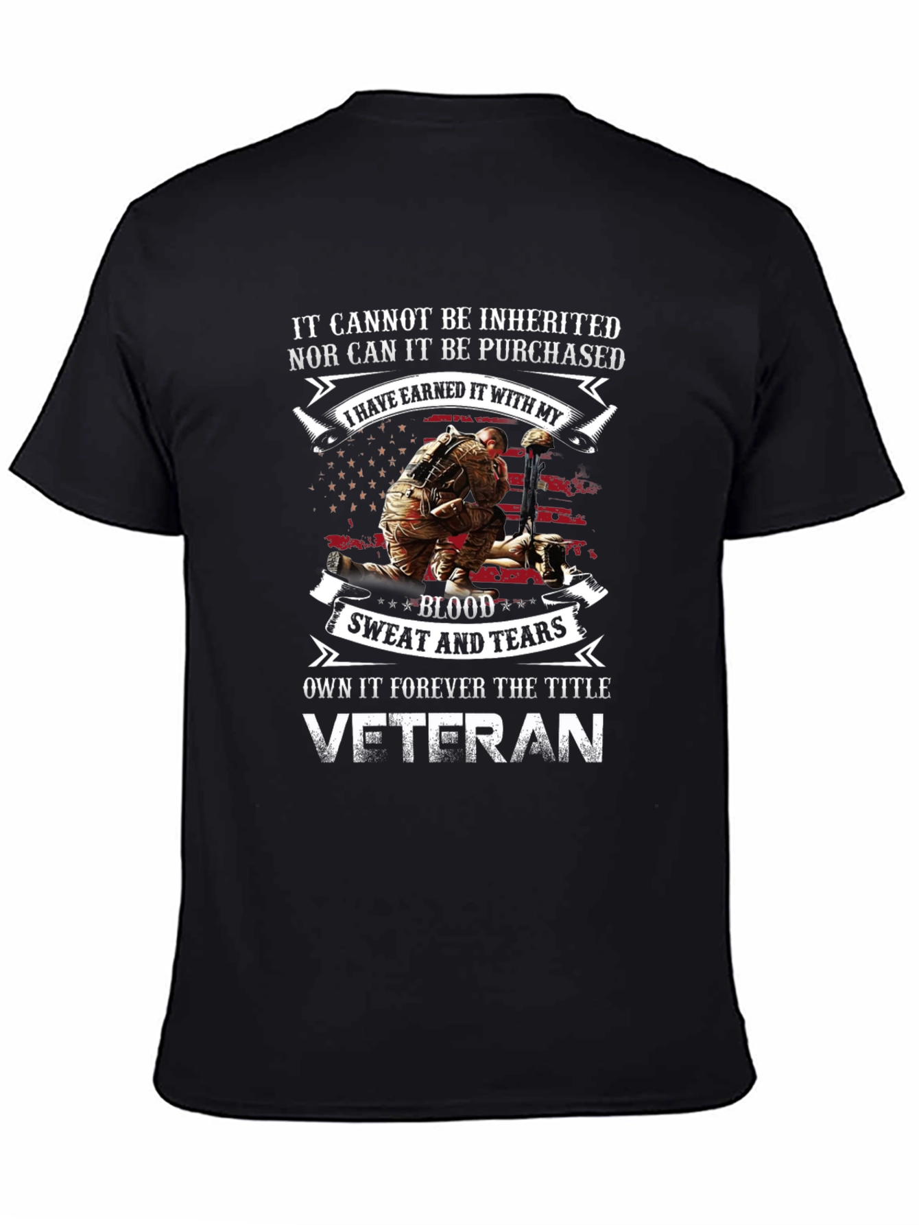 Veteran Pride T-Shirt: Earned Not Given