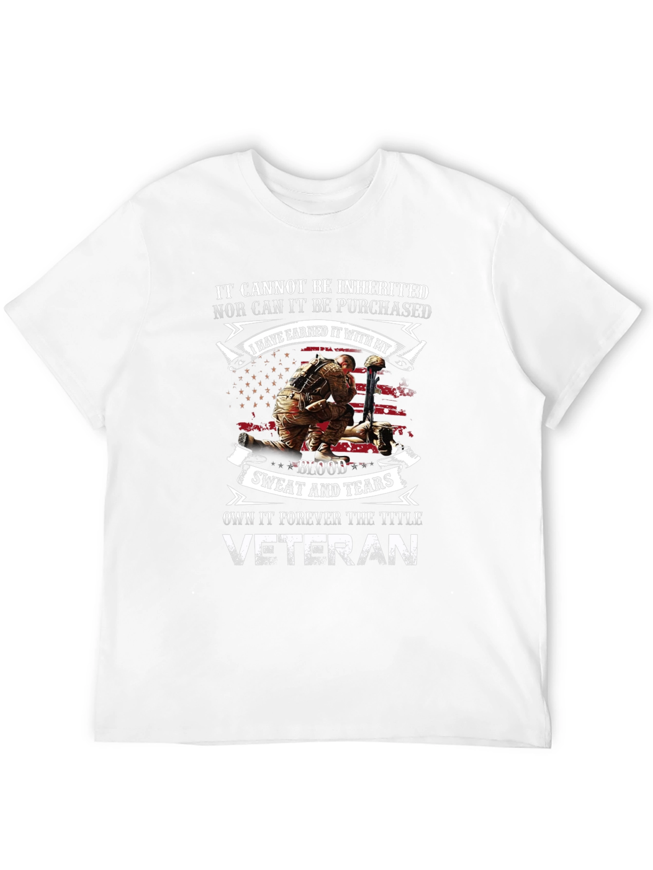 Veteran Pride T-Shirt: Earned Not Given