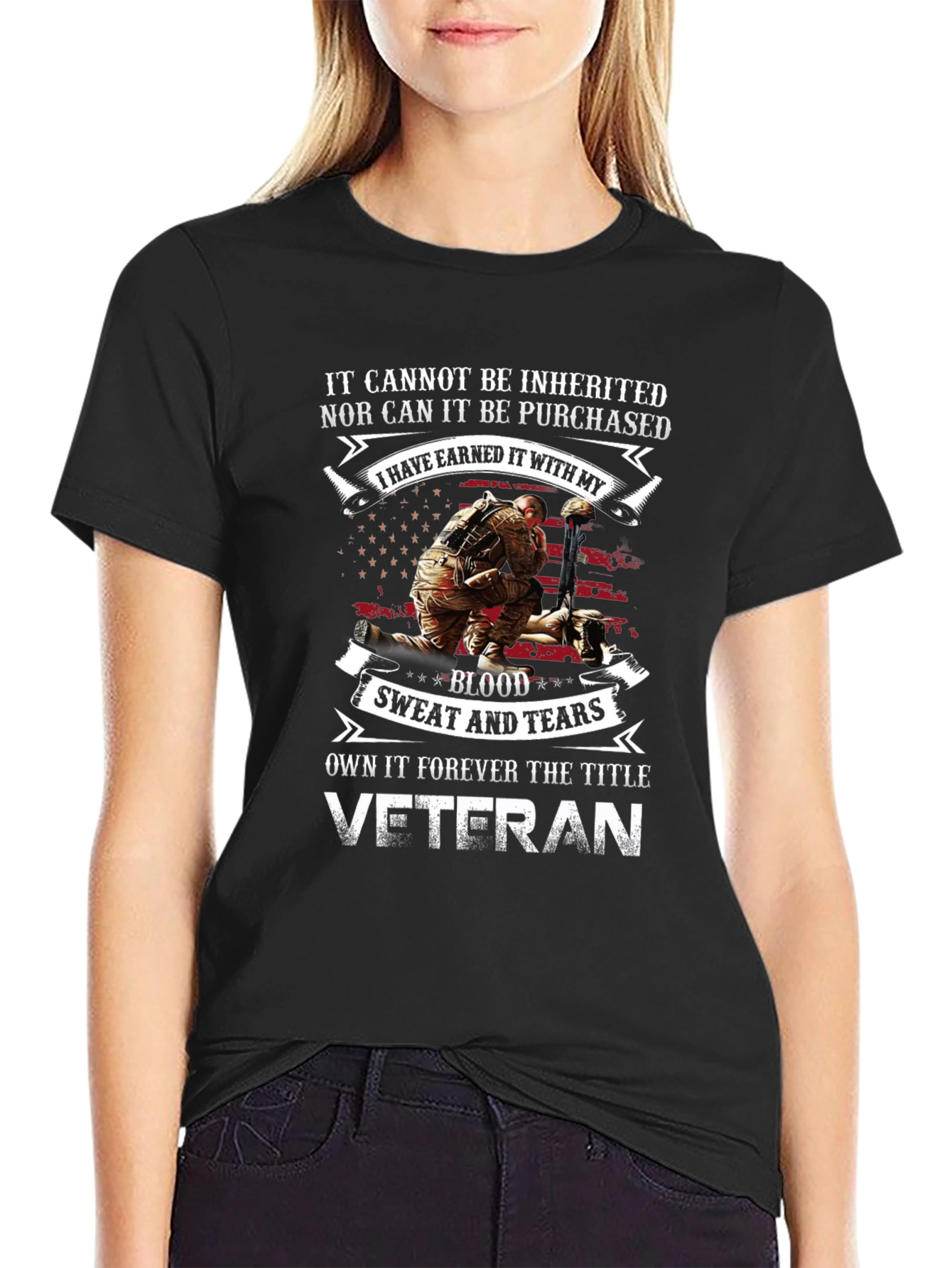 Veteran Pride T-Shirt: Earned Not Given