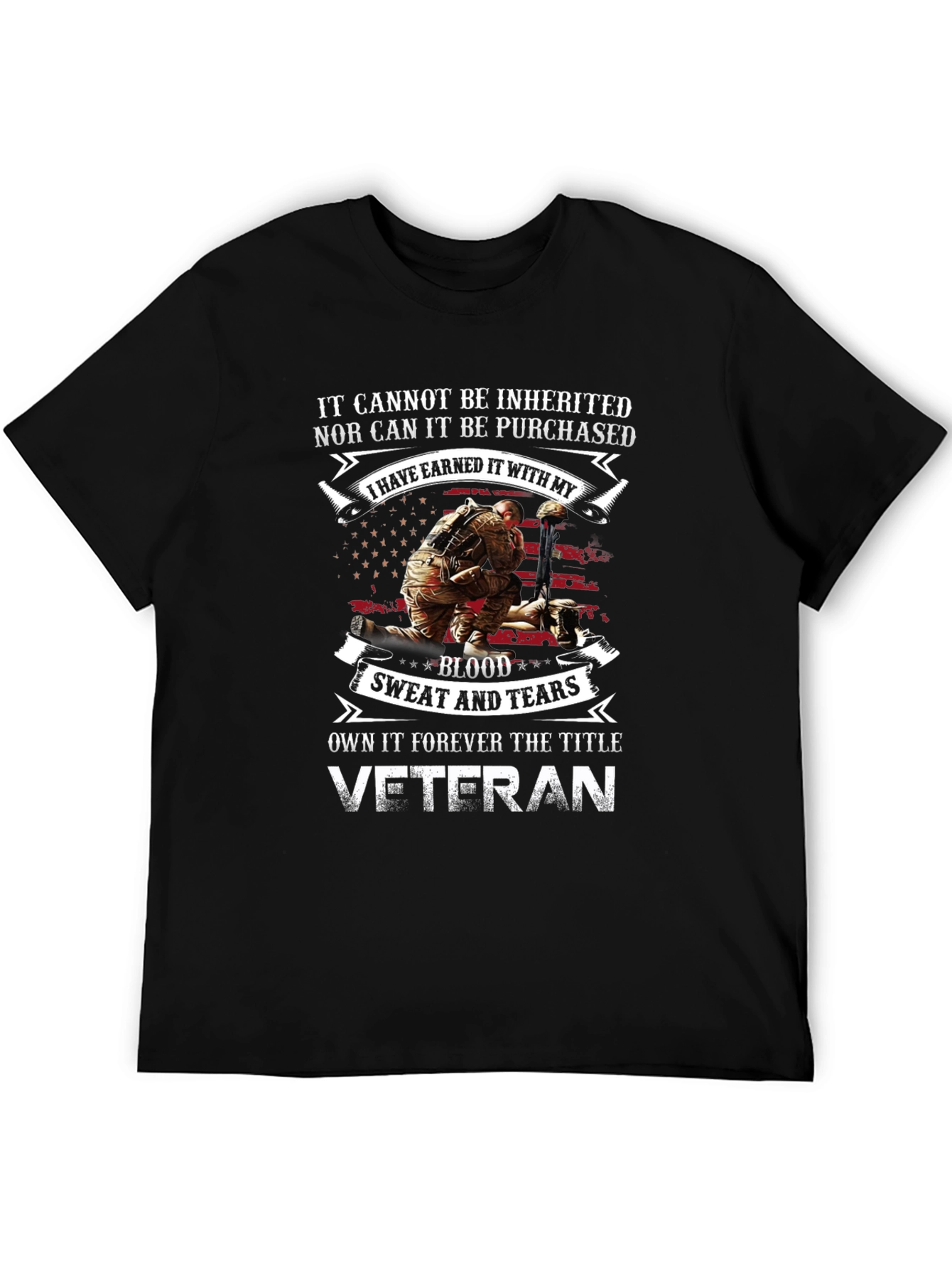 Veteran Pride T-Shirt: Earned Not Given