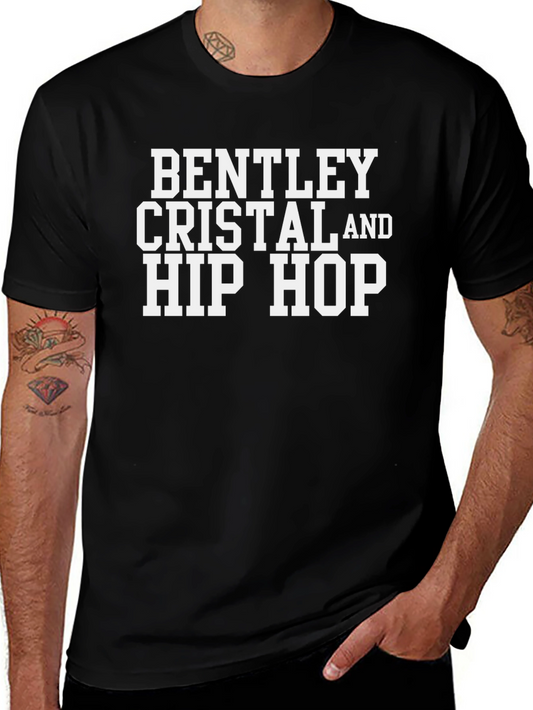 Bentley Cristal Hip Hop Black Graphic Tee