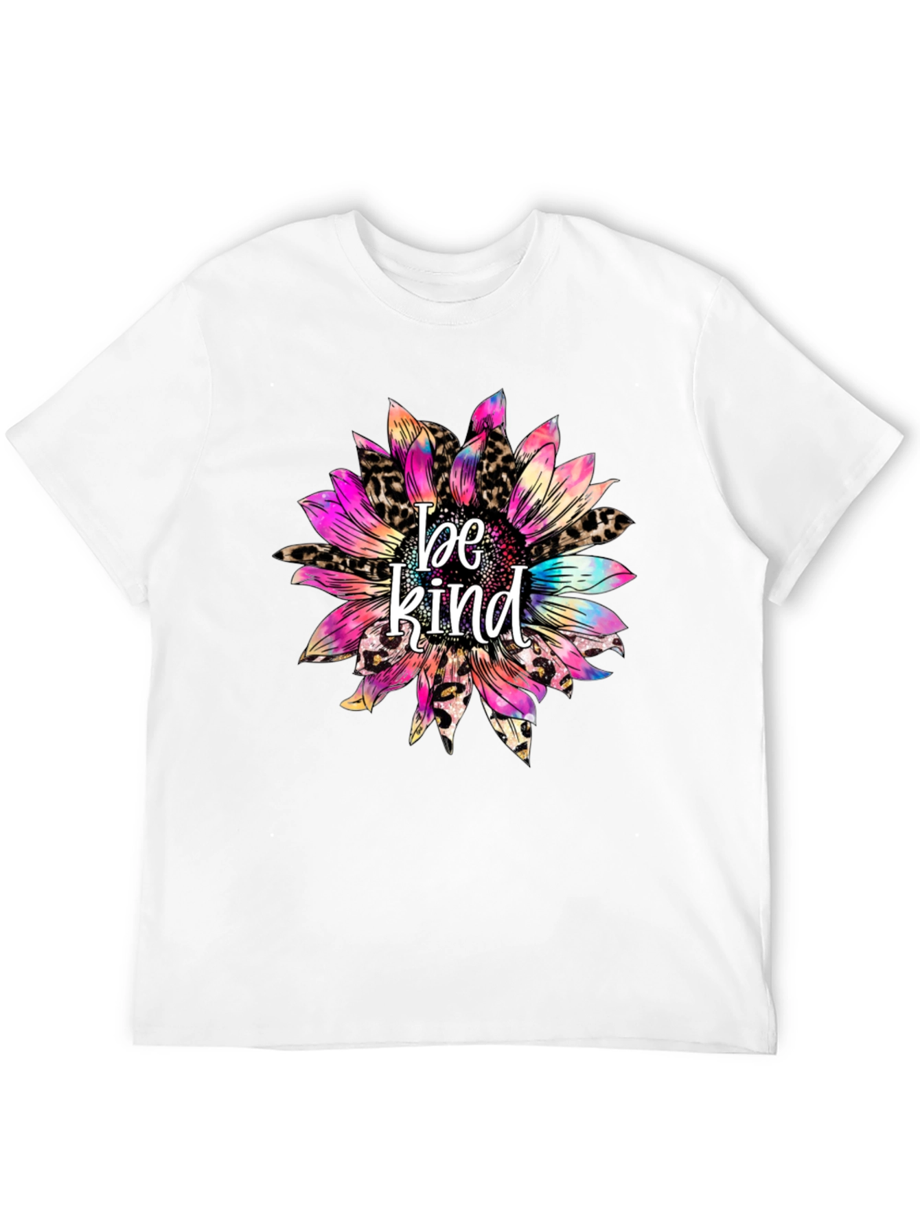 Be Kind Sunflower Graphic Tee - Trendy Comfort