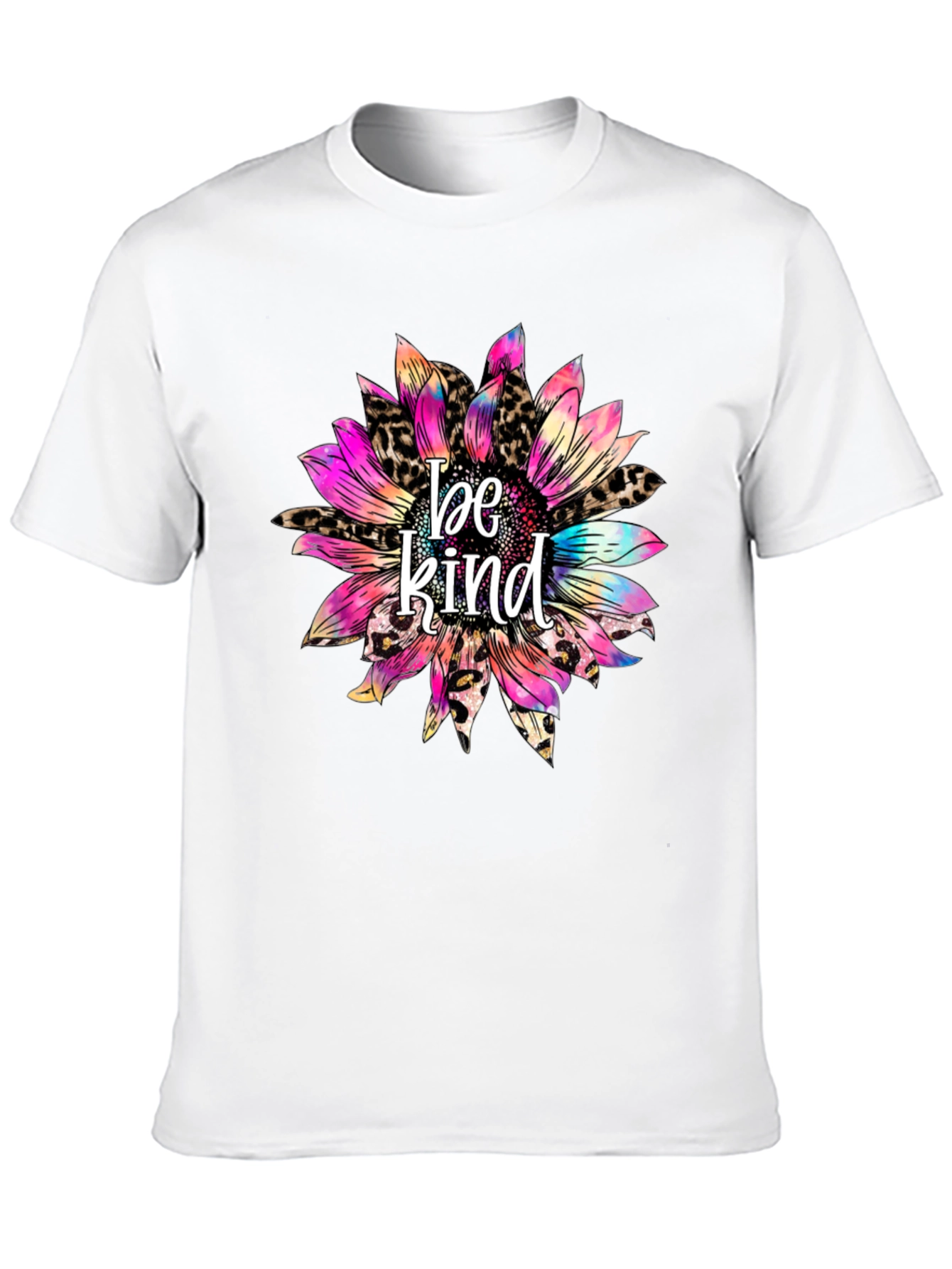 Be Kind Sunflower Graphic Tee - Trendy Comfort