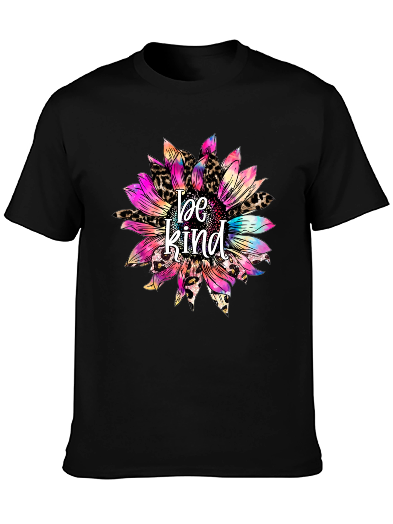 Be Kind Sunflower Graphic Tee - Trendy Comfort