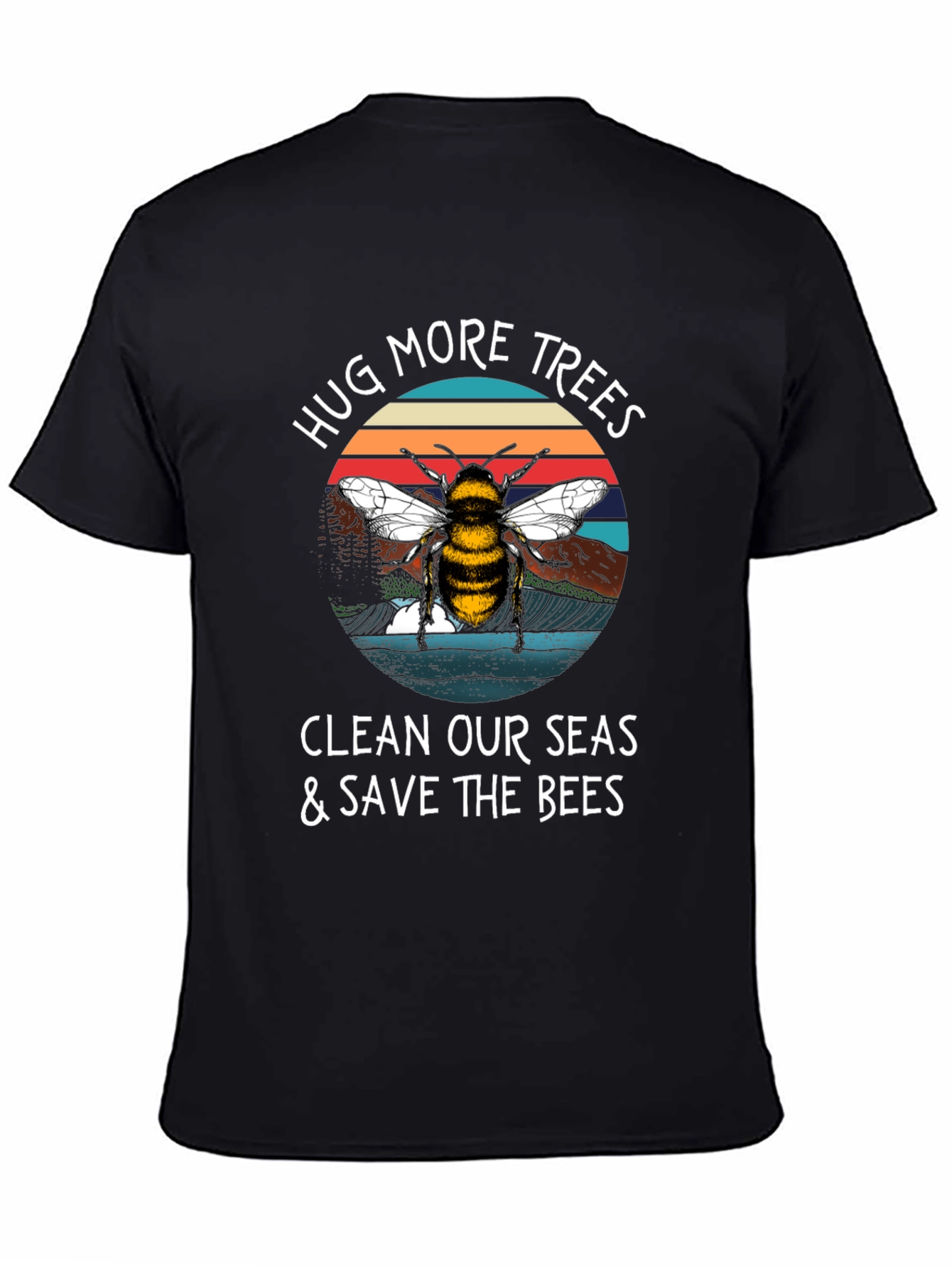 Hug Trees Save Bees Graphic Tee