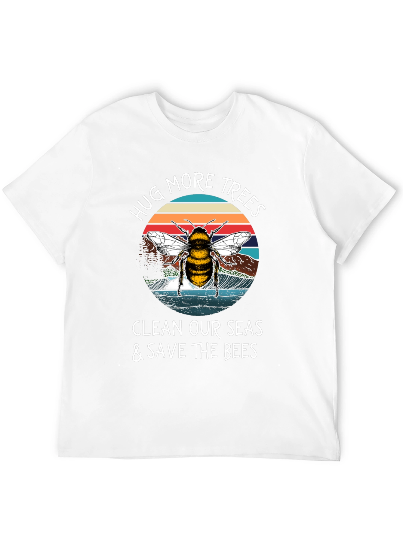 Hug Trees Save Bees Graphic Tee