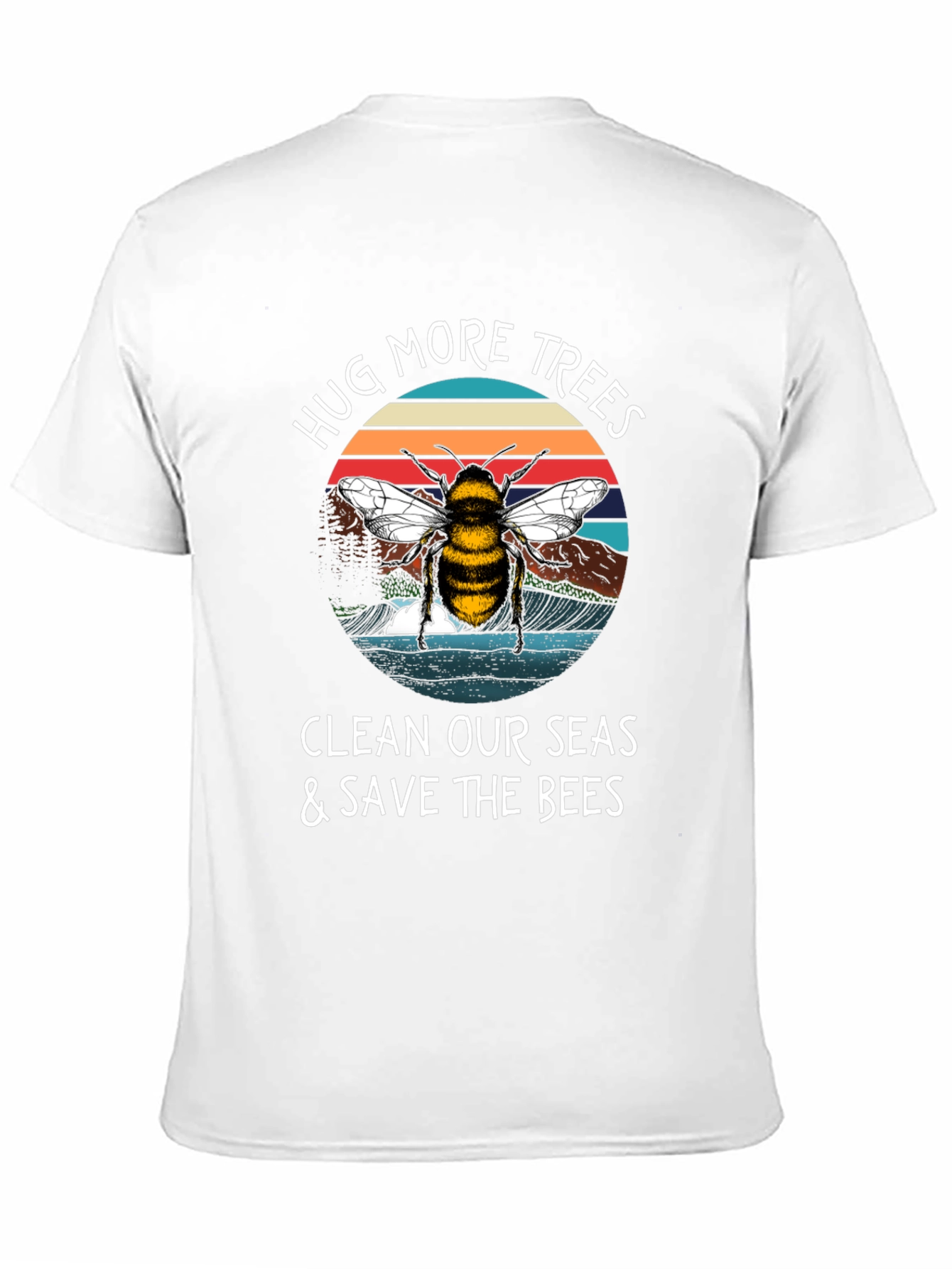 Hug Trees Save Bees Graphic Tee