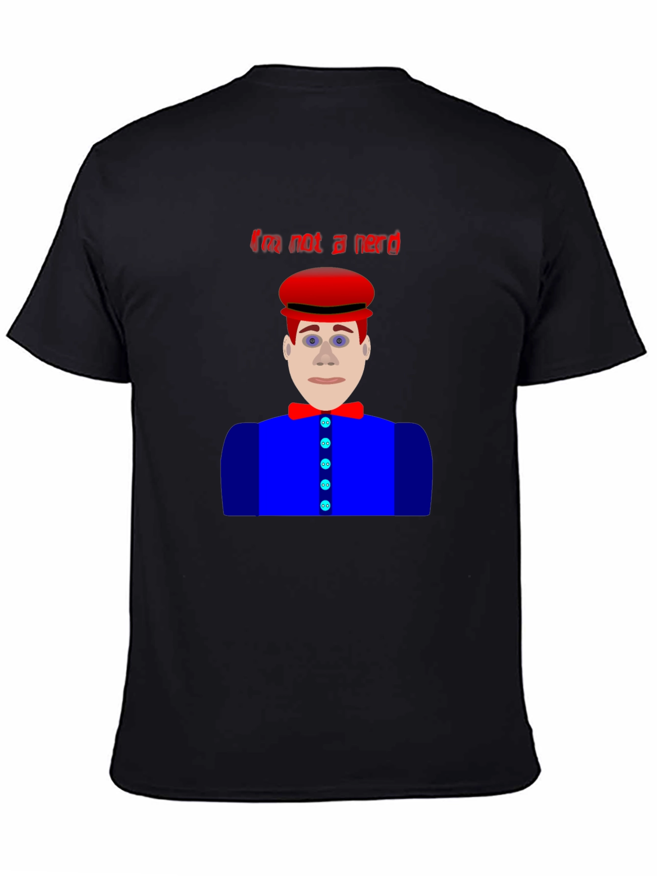 Im Not A Nerd T-Shirt Funny Character Design