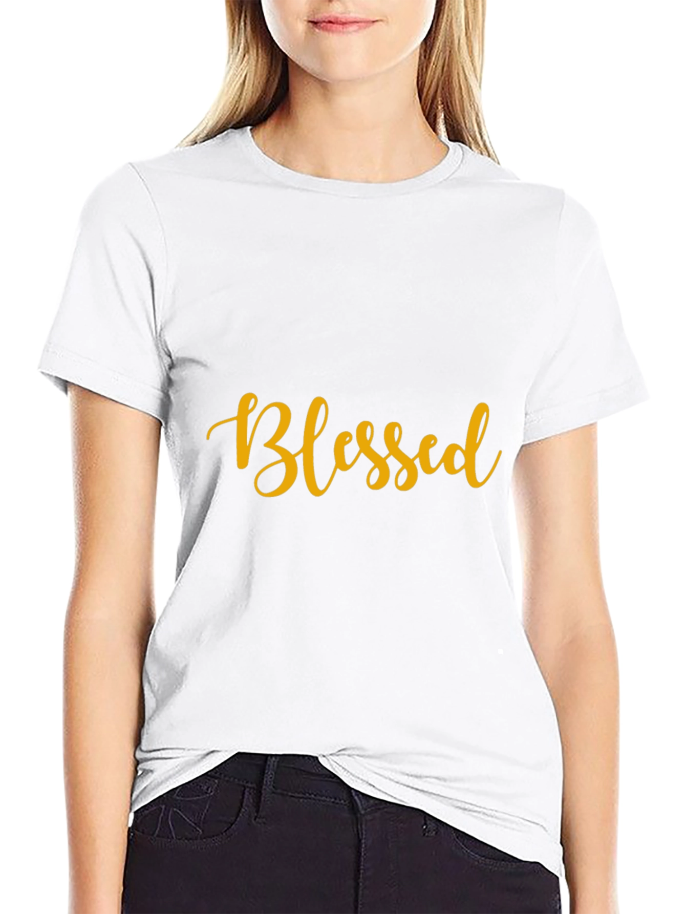 Blessed Graphic Tee - Stylish Black T-Shirt