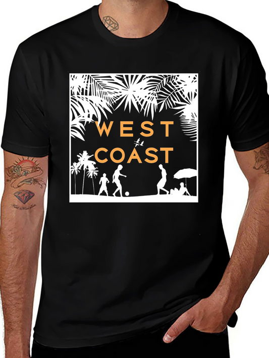 West Coast Graphic Tee - Beach Lifestyle T-Shirt
