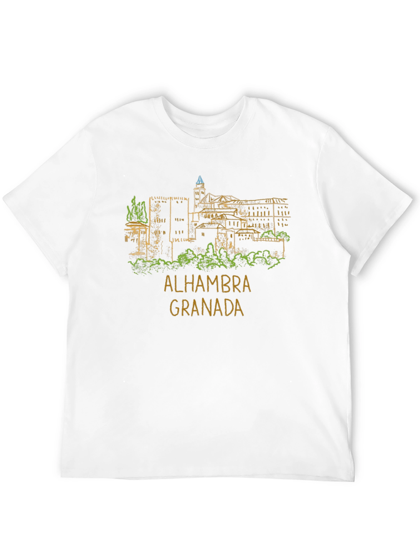 Alhambra Granada Graphic Tee - Classic Black