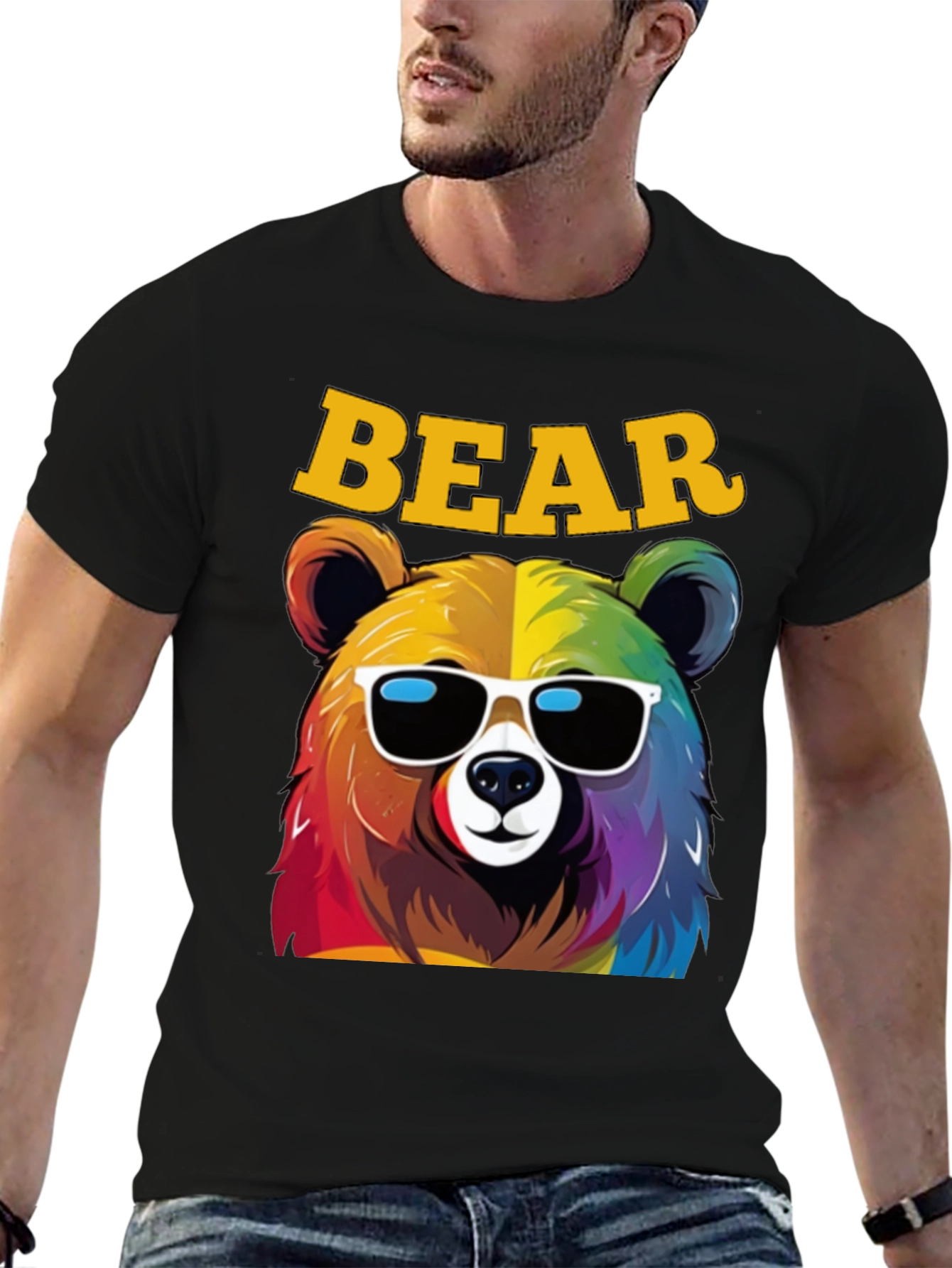 Rainbow Bear Graphic Tee