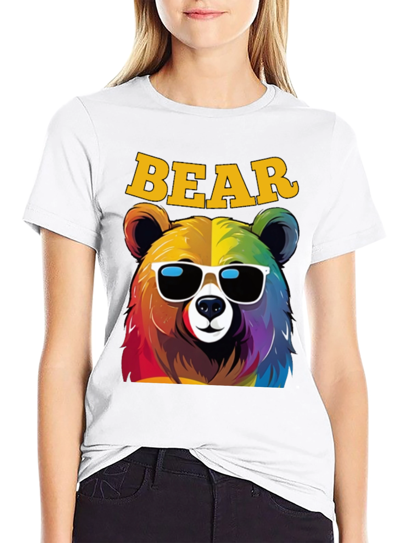 Rainbow Bear Graphic Tee