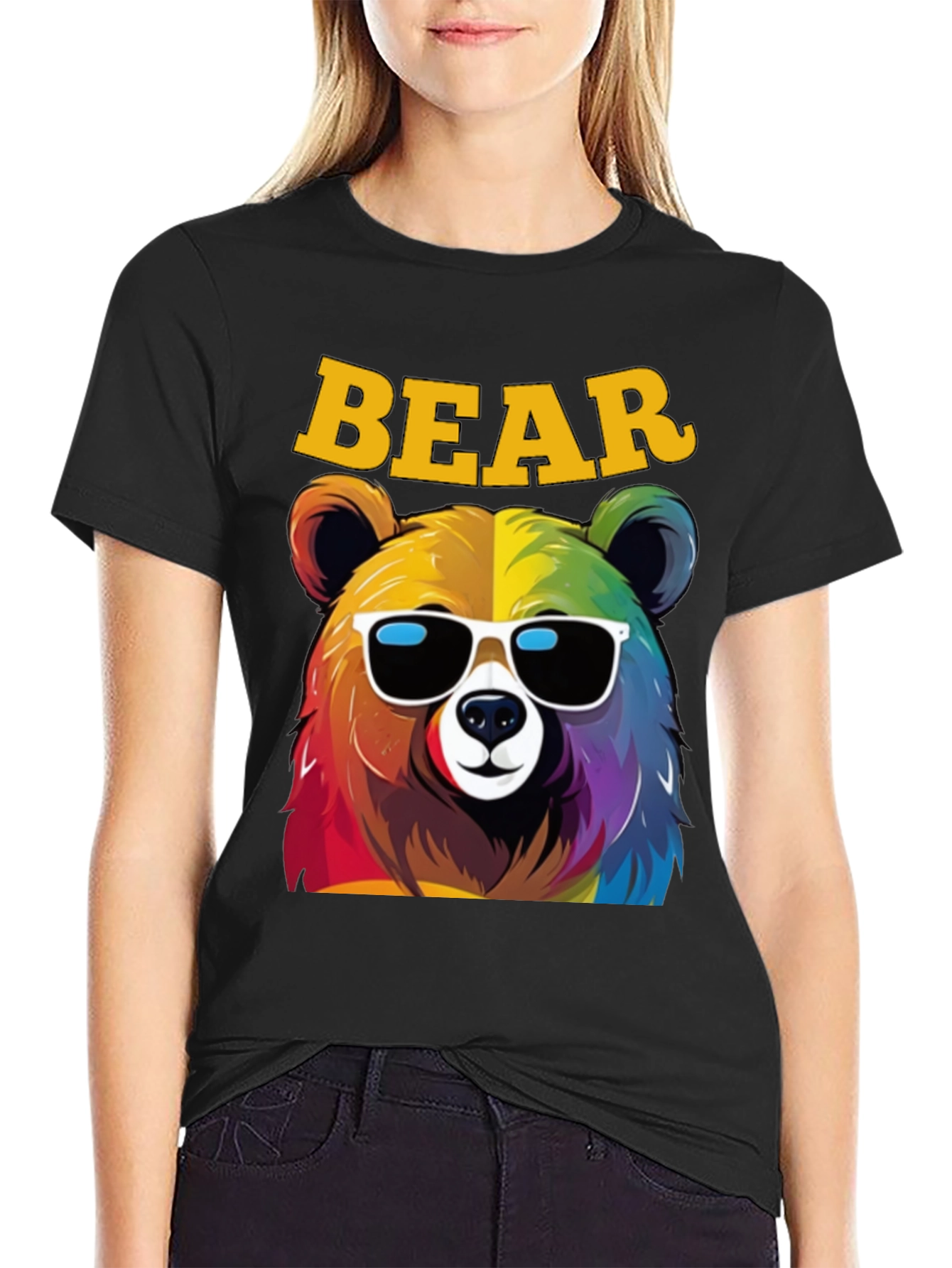 Rainbow Bear Graphic Tee
