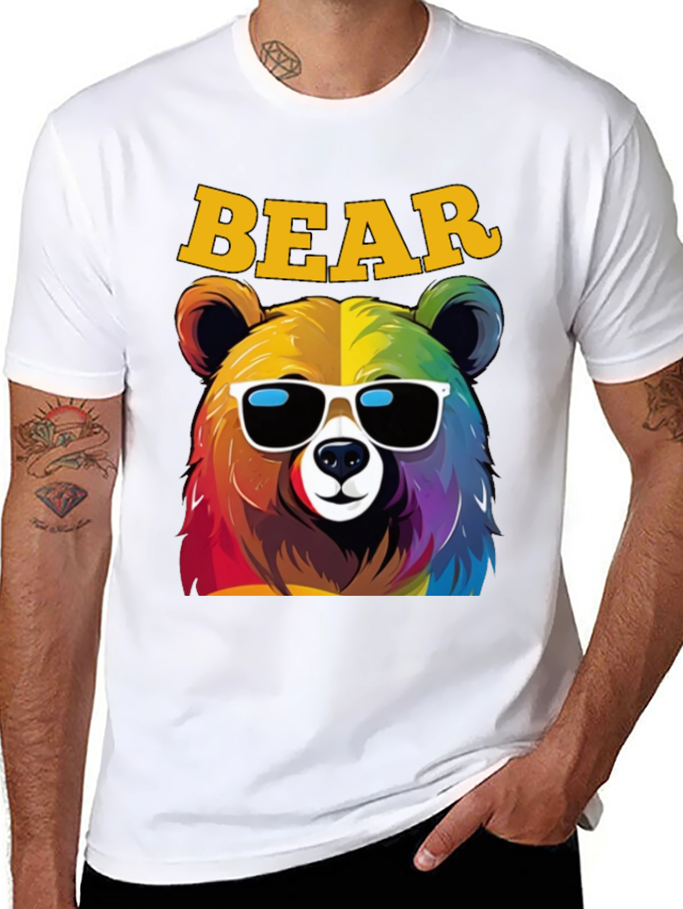 Rainbow Bear Graphic Tee
