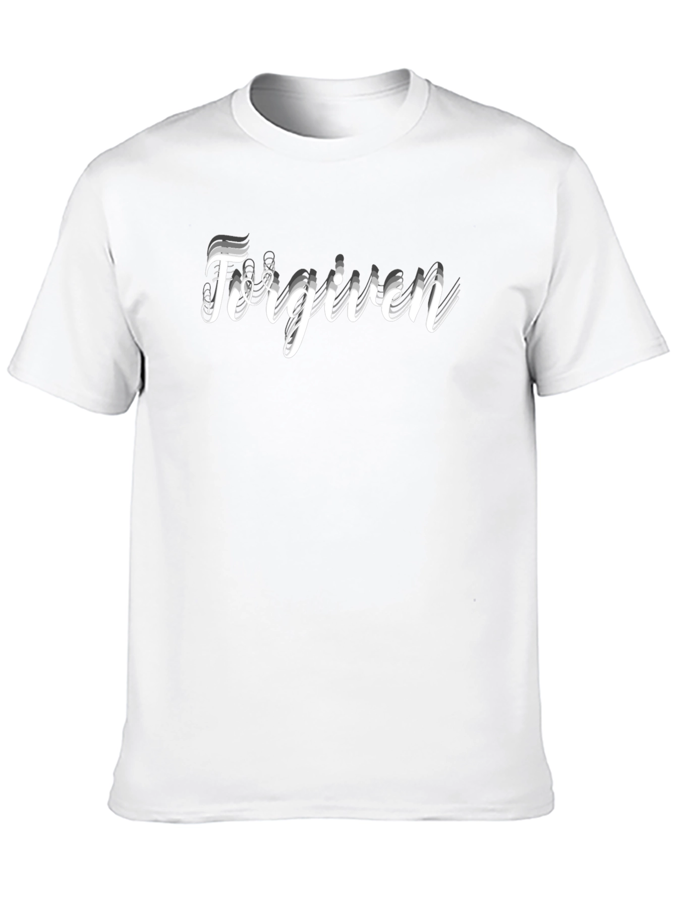 Forgiven Black Graphic Tee