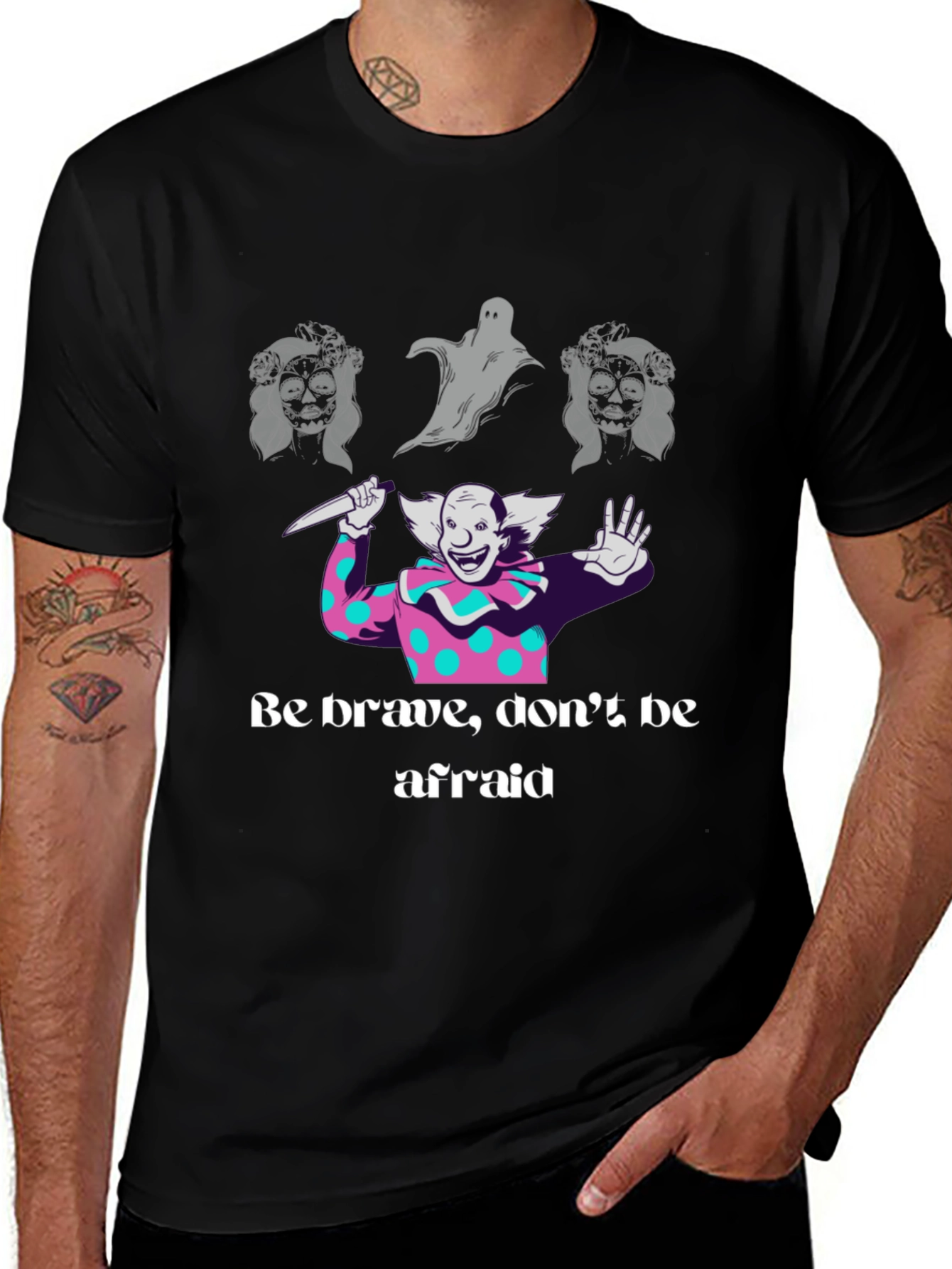 Be Brave Halloween Graphic Tee