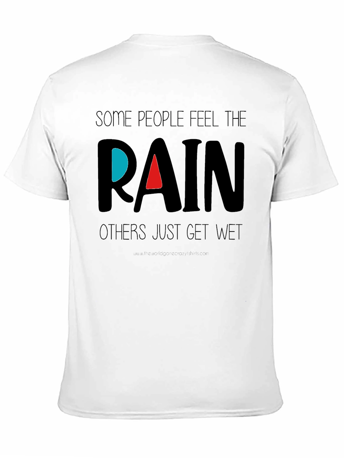 Feel the Rain Graphic Tee - Inspirational T-Shirt