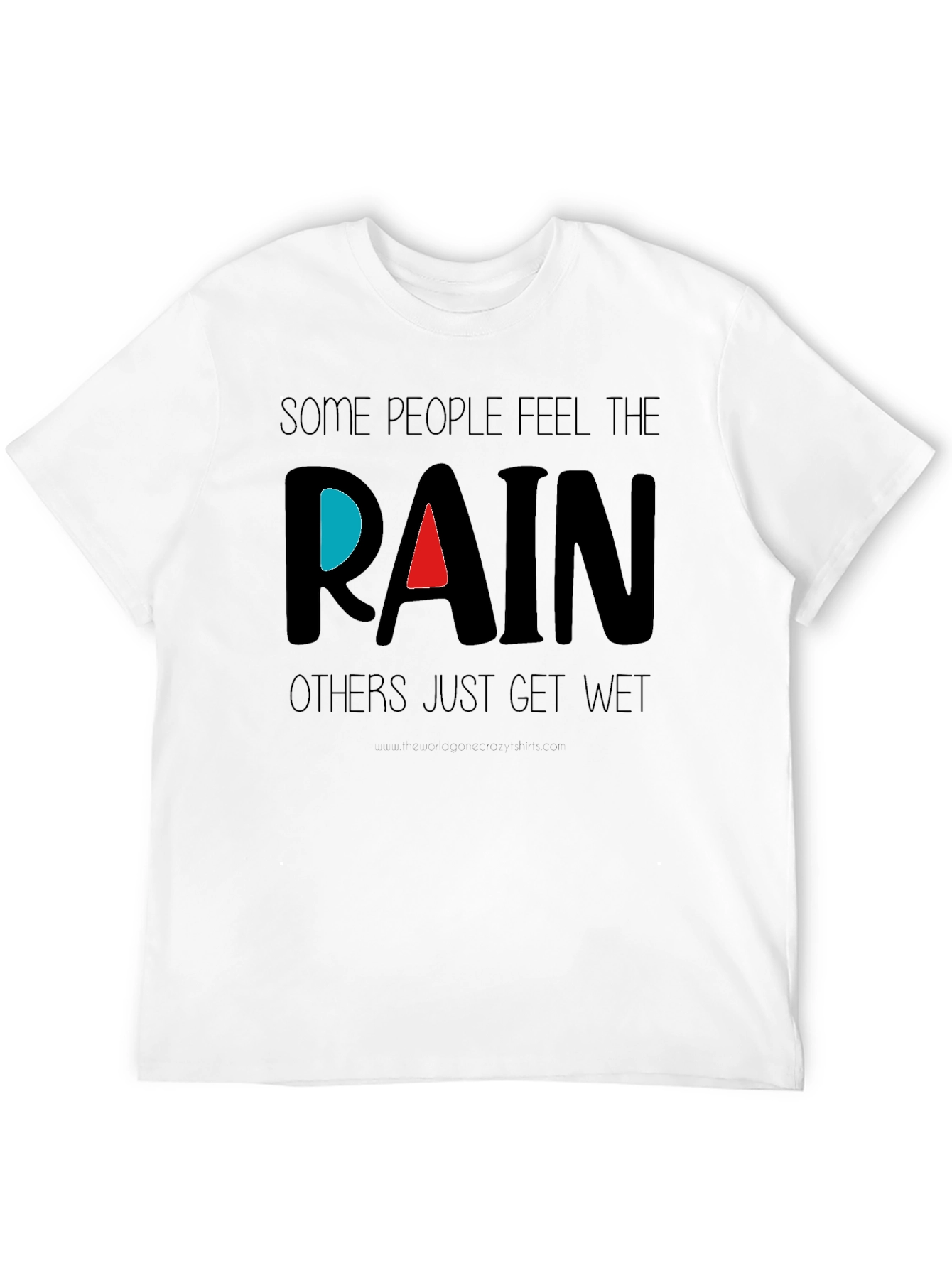 Feel the Rain Graphic Tee - Inspirational T-Shirt