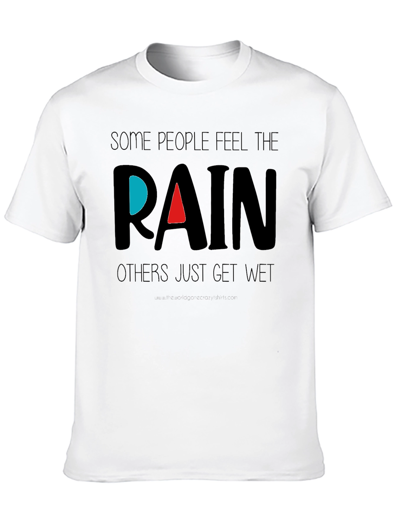 Feel the Rain Graphic Tee - Inspirational T-Shirt