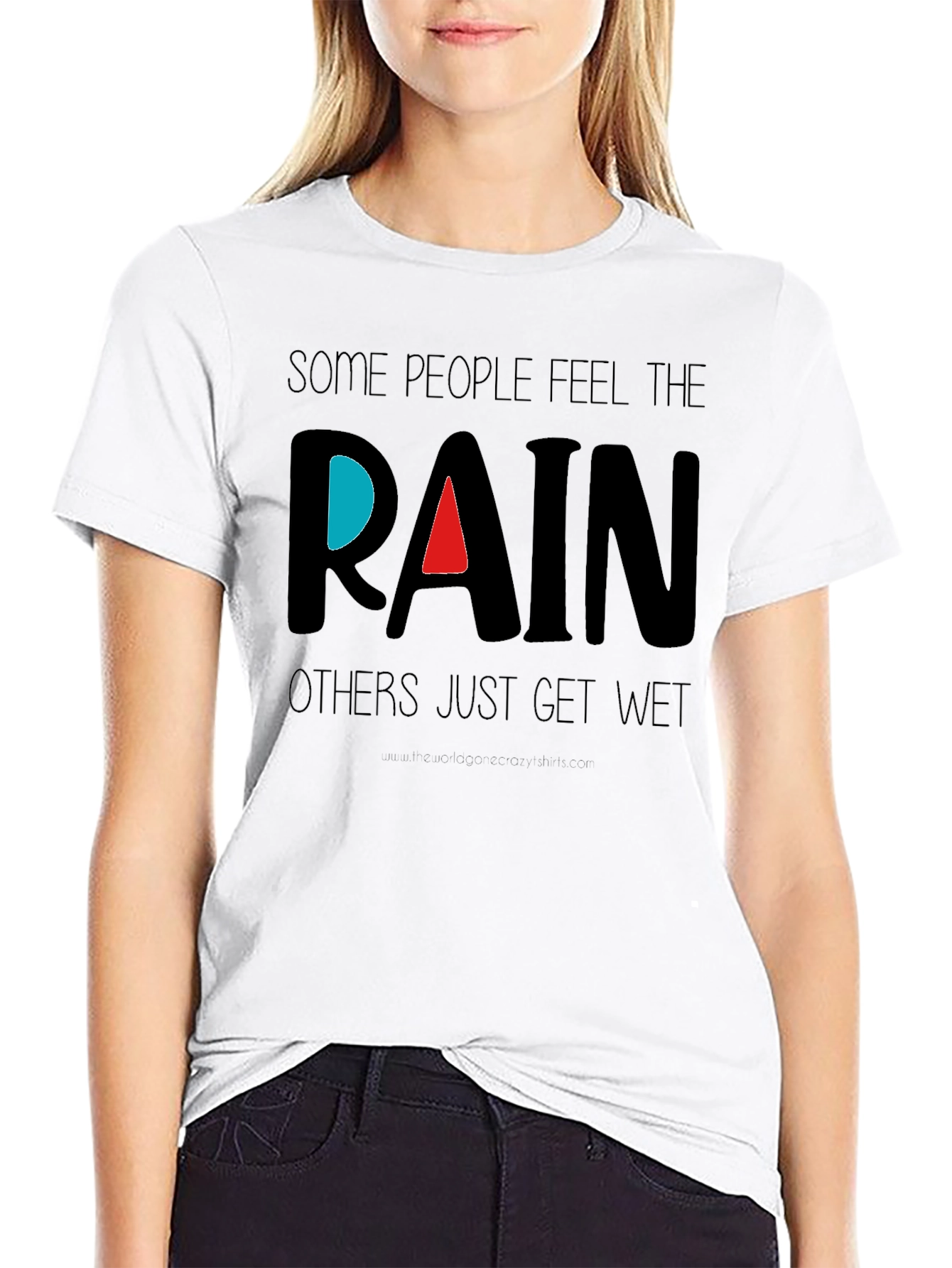 Feel the Rain Graphic Tee - Inspirational T-Shirt
