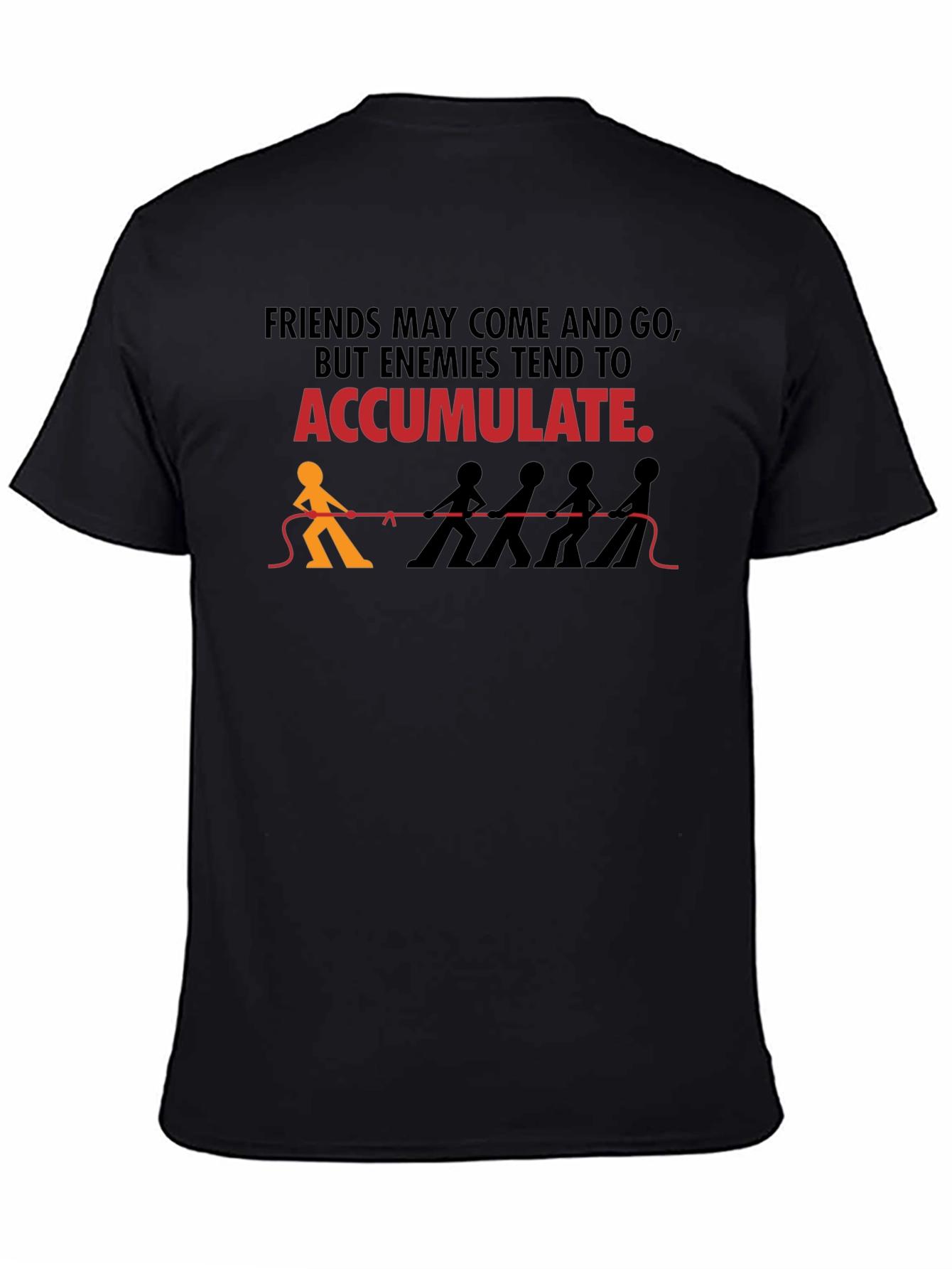 Friends/Enemies Graphic Tee - Accumulate