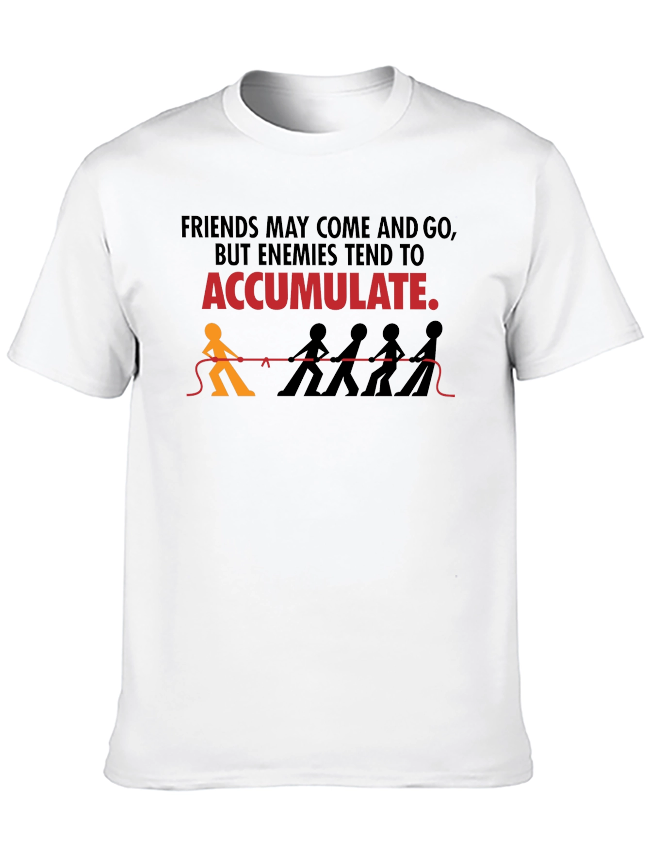 Friends/Enemies Graphic Tee - Accumulate