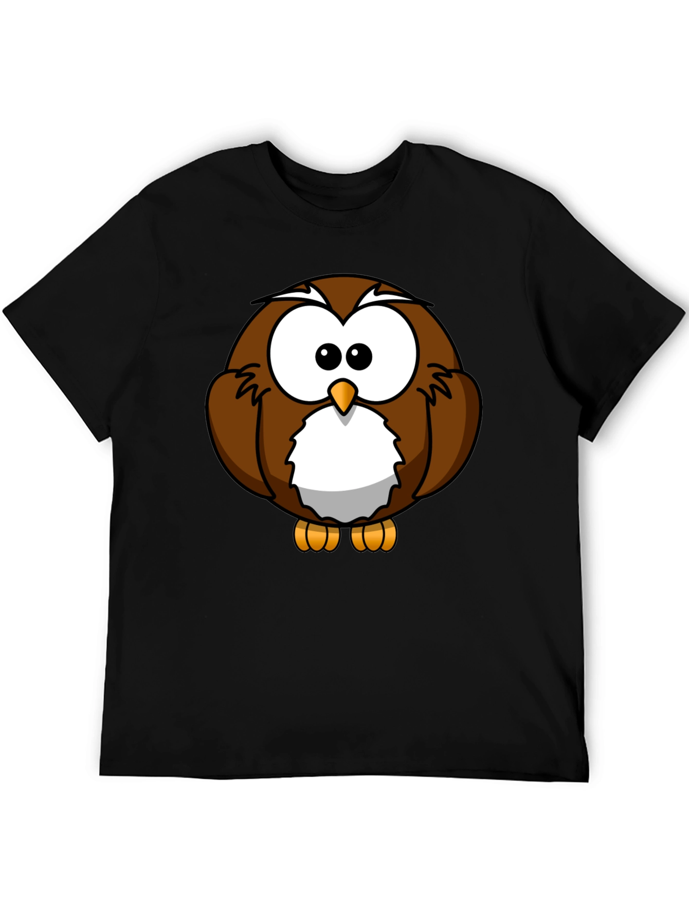 Cartoon Owl Graphic T-Shirt