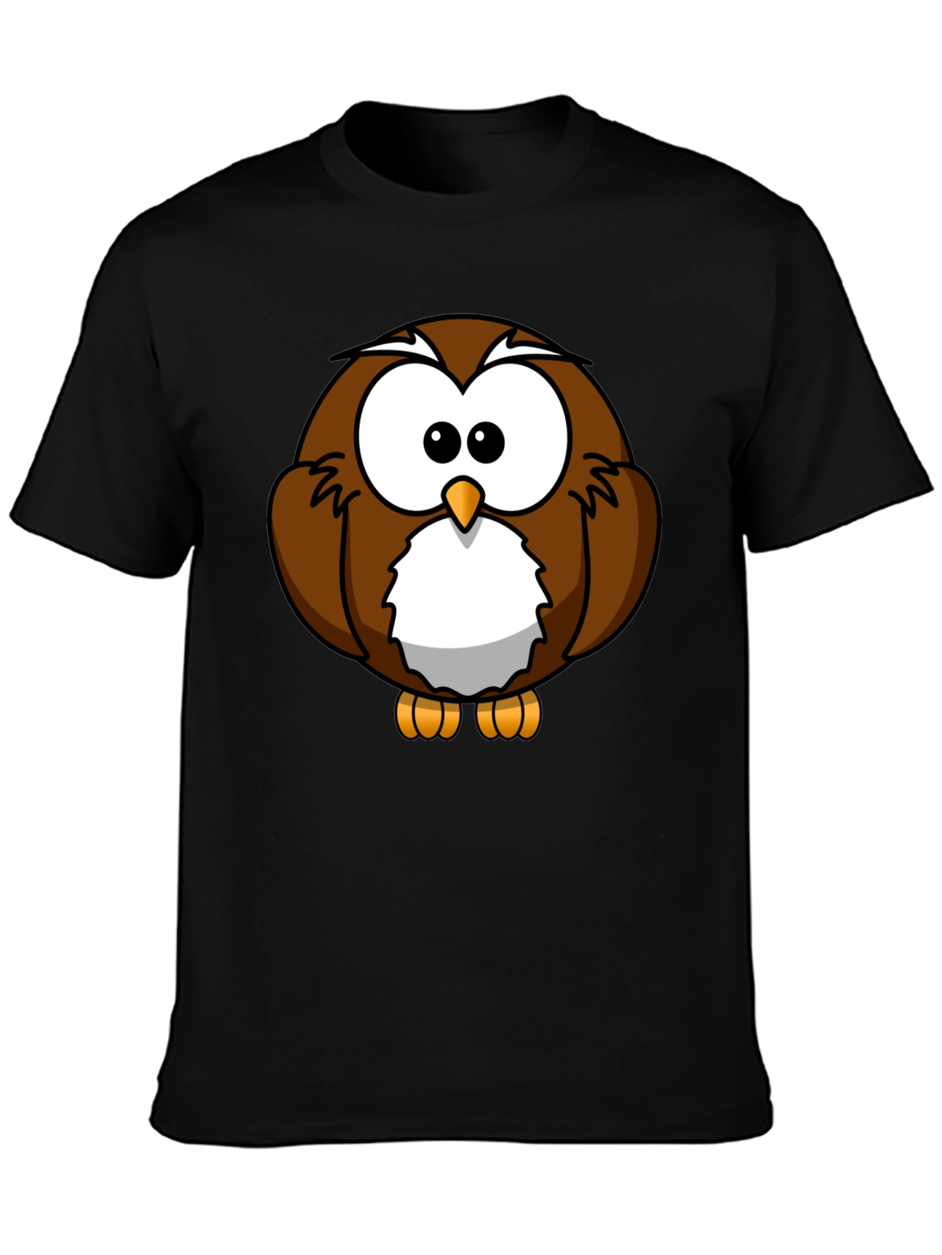 Cartoon Owl Graphic T-Shirt