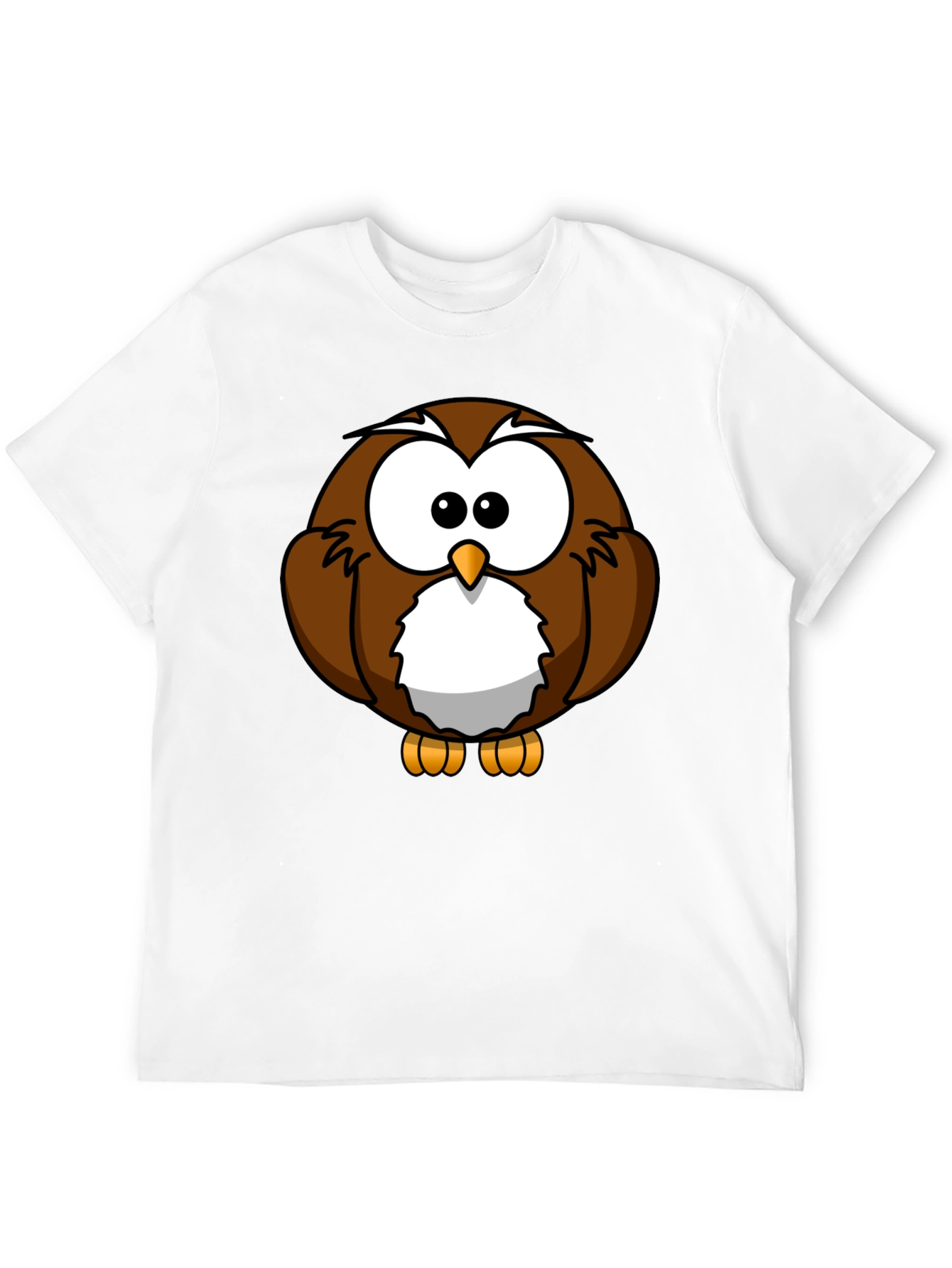 Cartoon Owl Graphic T-Shirt