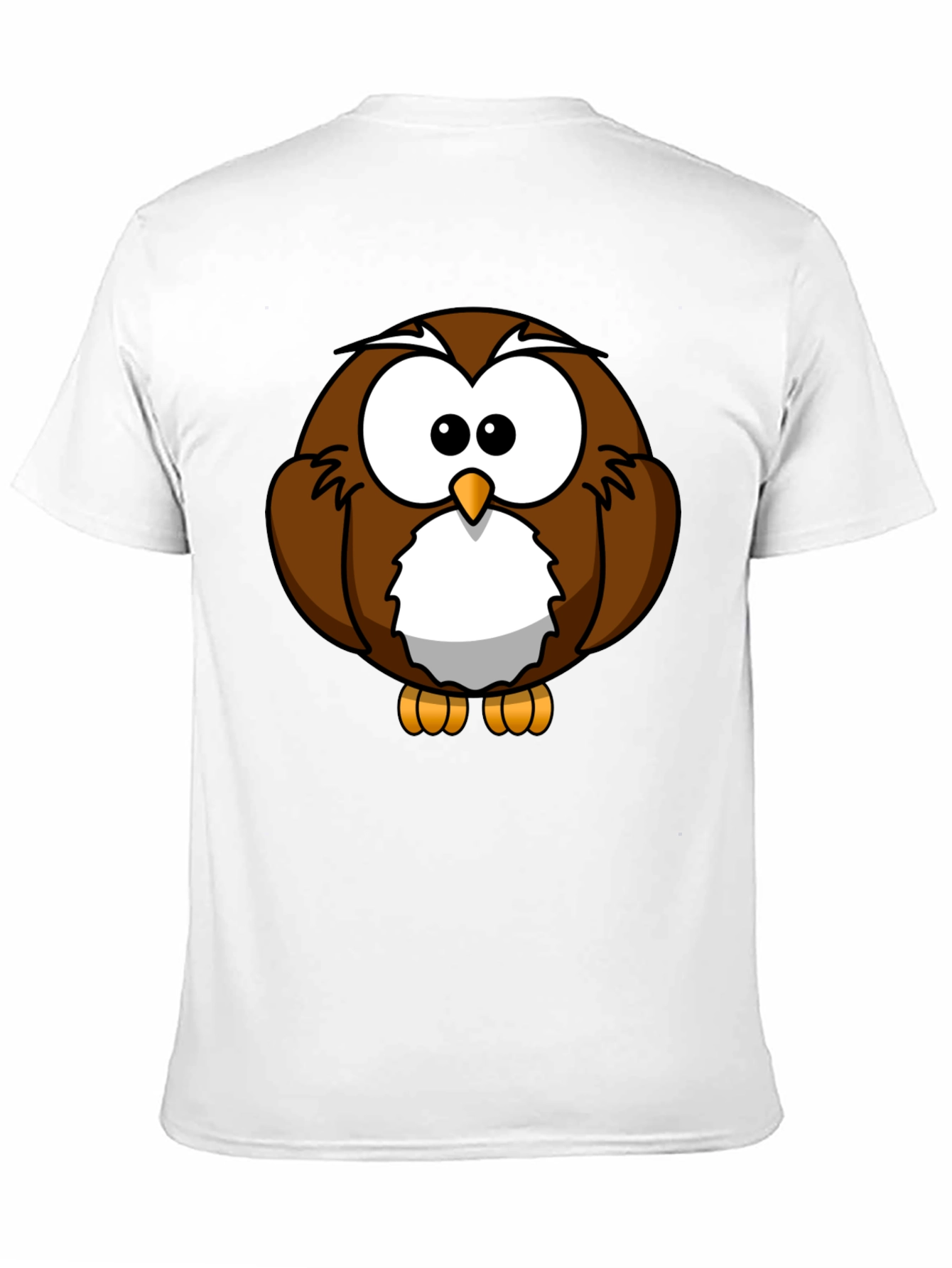 Cartoon Owl Graphic T-Shirt