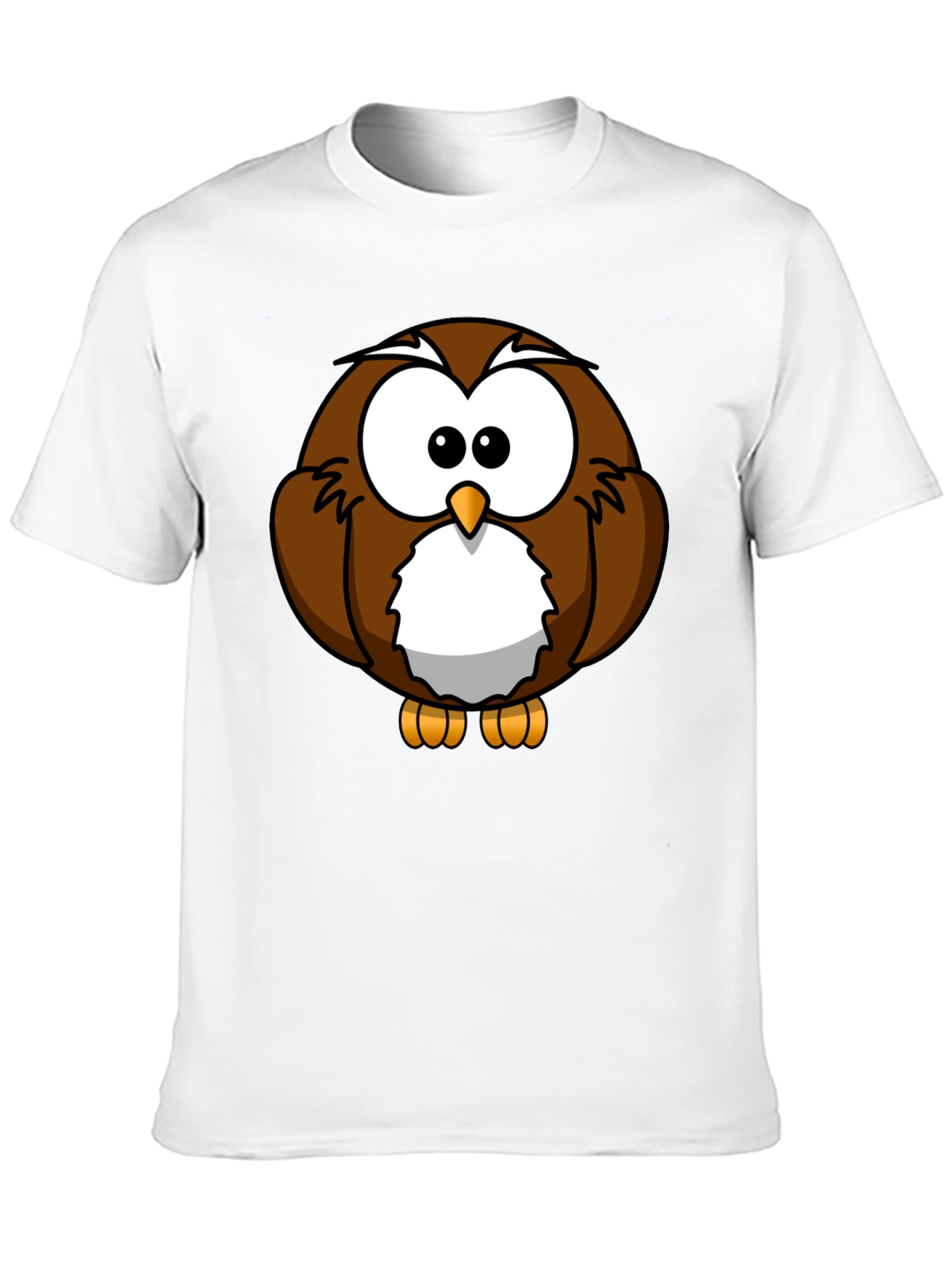 Cartoon Owl Graphic T-Shirt