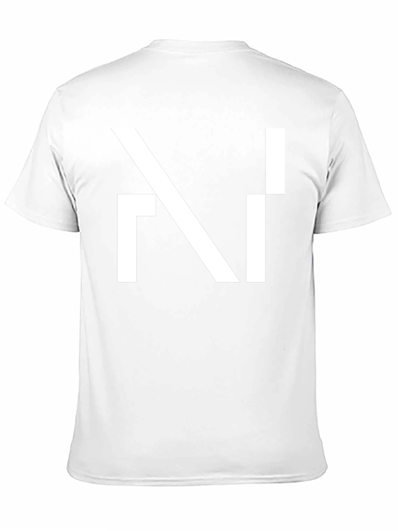 Modern Geometric Design Black T-Shirt