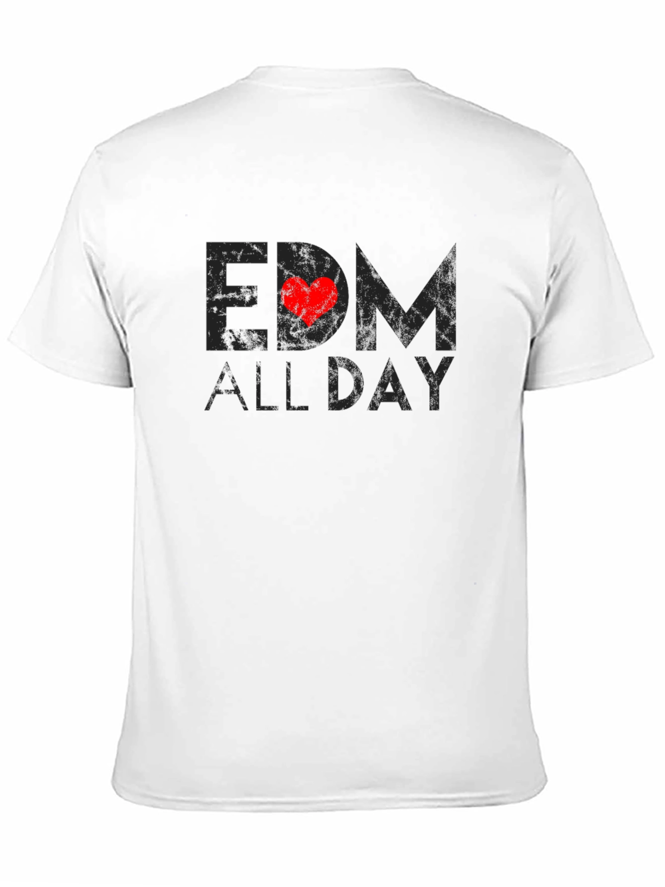 EDM All Day Black T-Shirt - Music Lover Tee