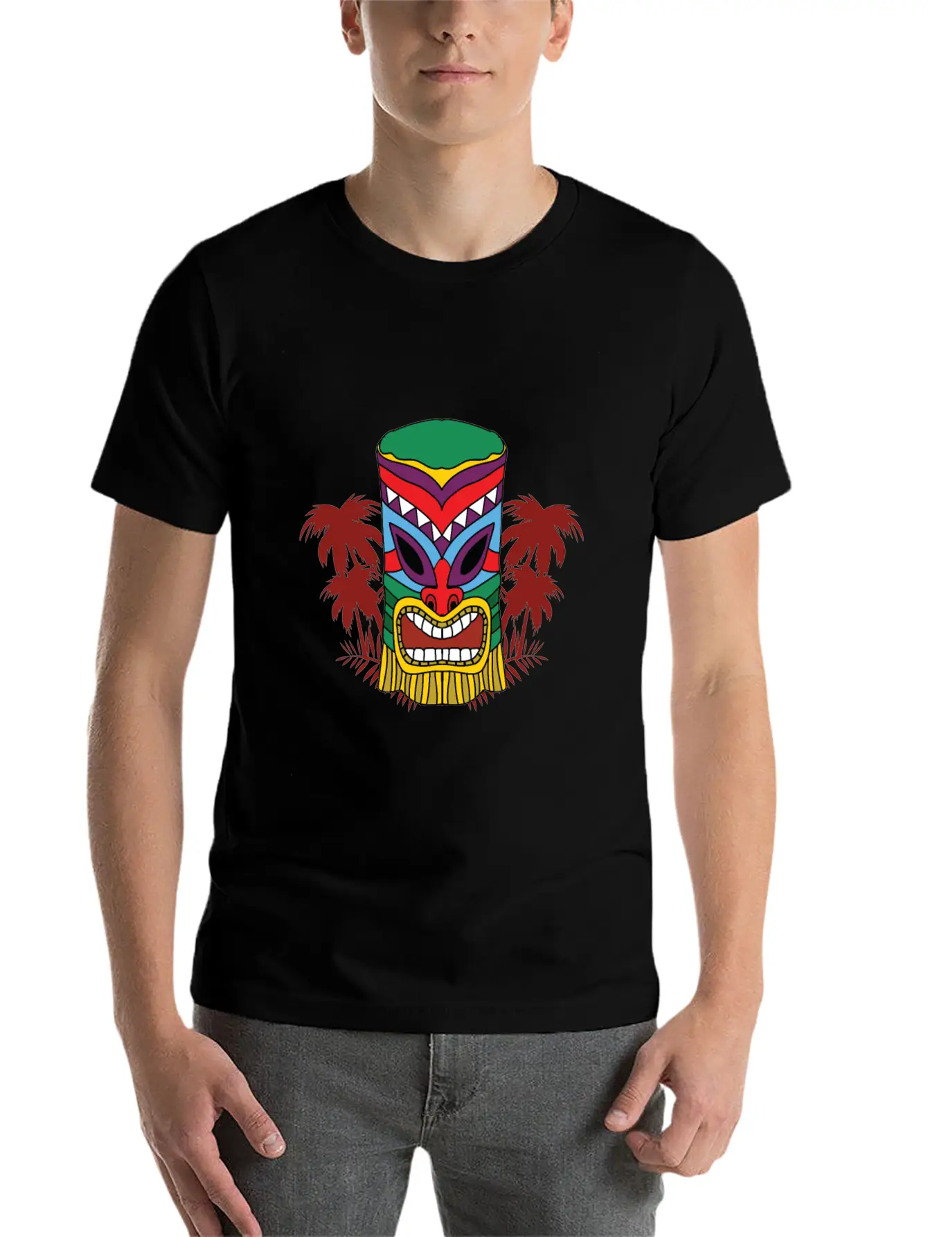Deep Jungle Unisex Casual T-Shirt – Clean Design For Daily Comfort