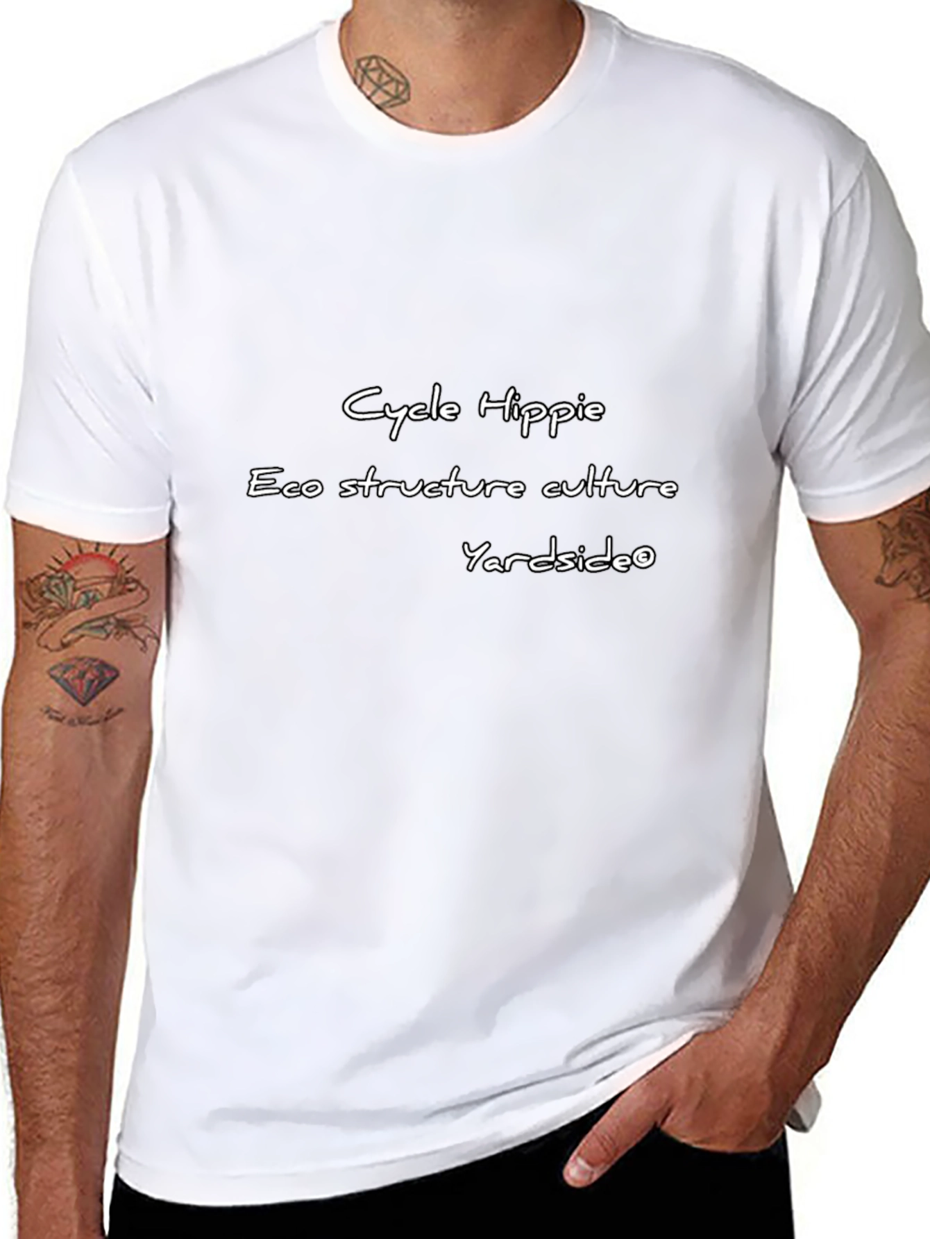 Cycle Hippie Graphic Tee - Eco-Friendly Fashion