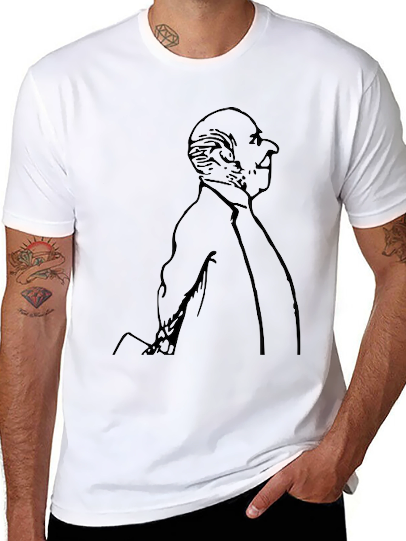 Classic Portrait Black T-Shirt