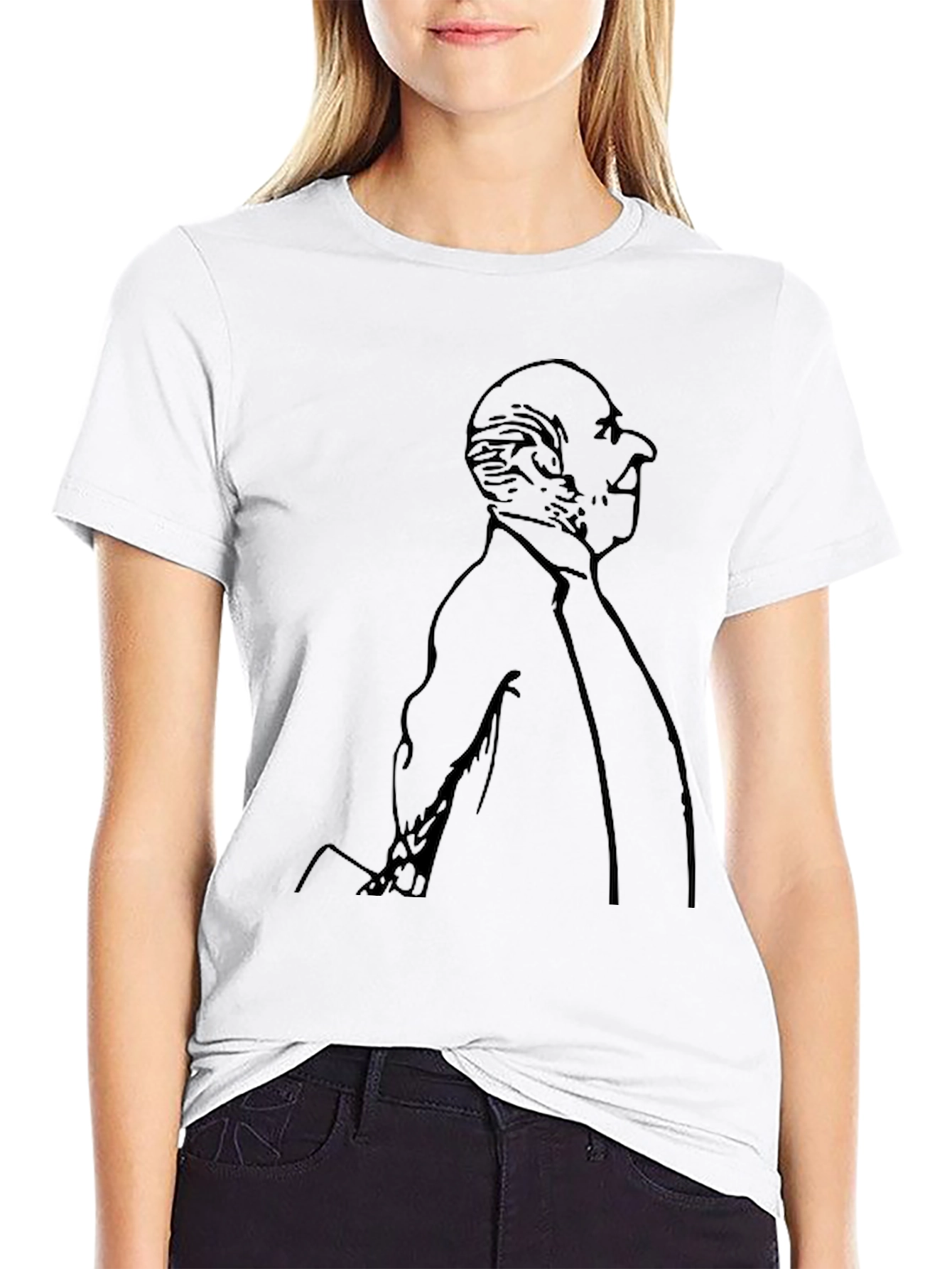 Classic Portrait Black T-Shirt