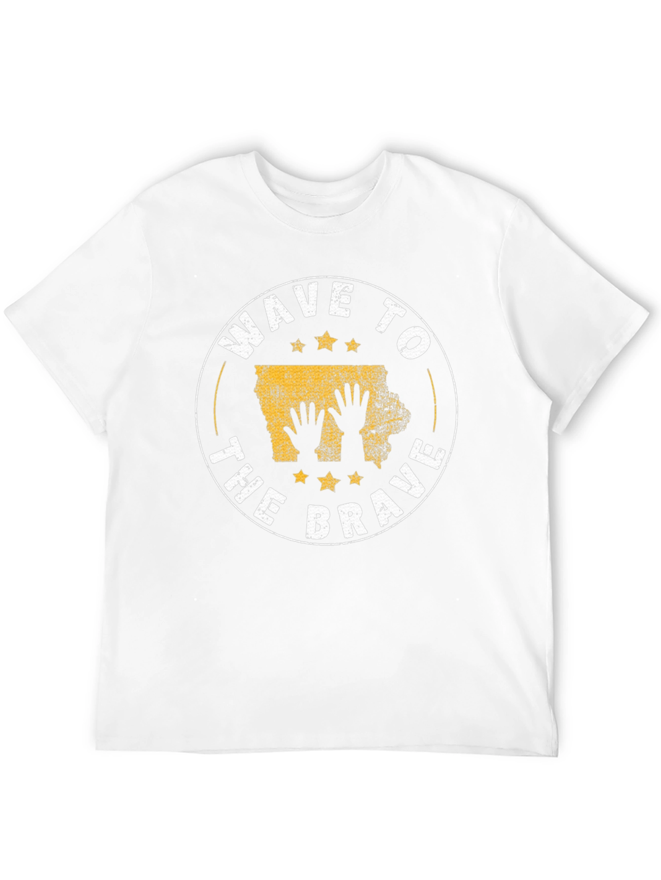 Wave to the Brave Iowa Graphic T-Shirt