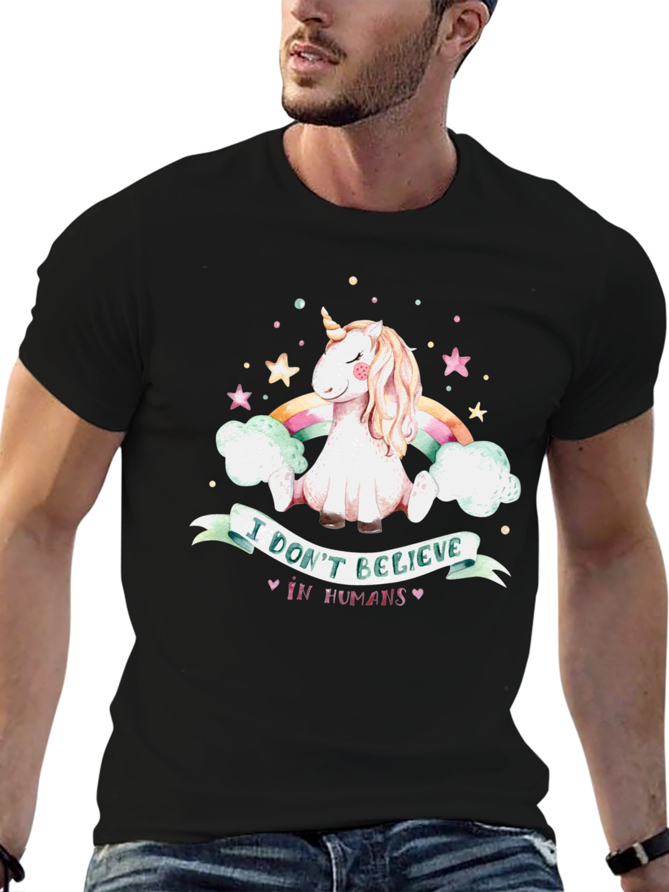 Unicorn Believer Graphic T-Shirt