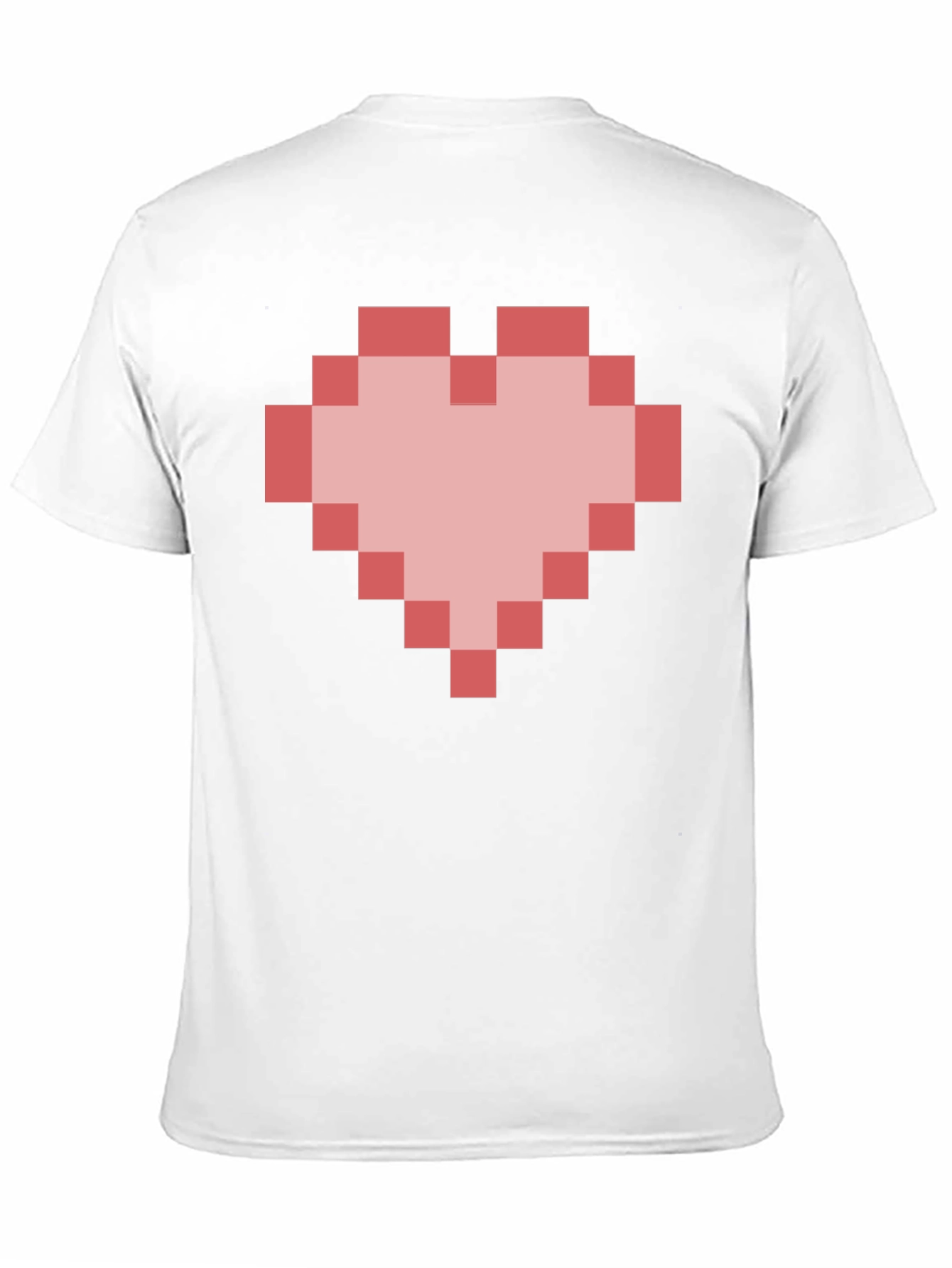 Pixel Heart Graphic T-Shirt - Gamer Style