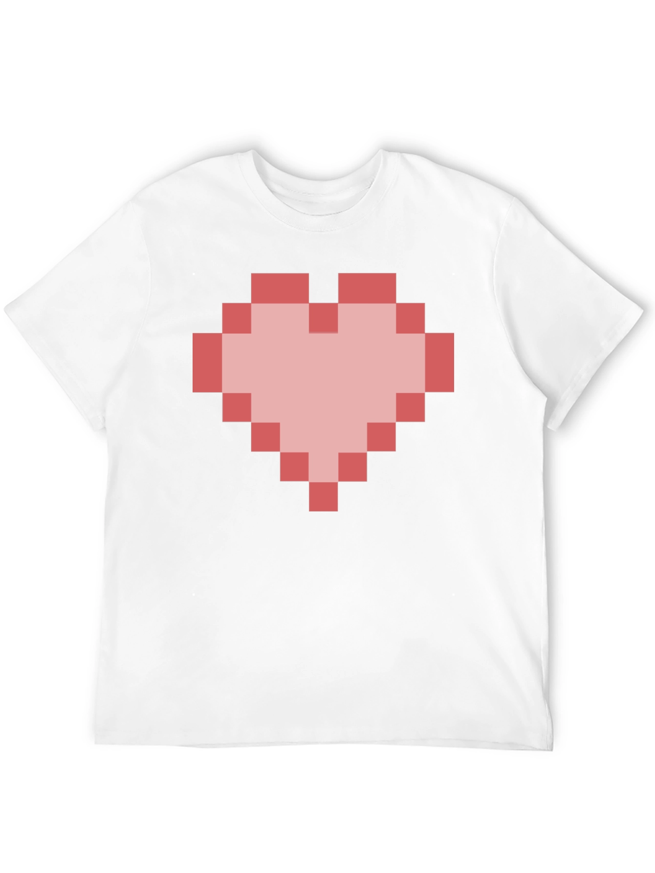 Pixel Heart Graphic T-Shirt - Gamer Style