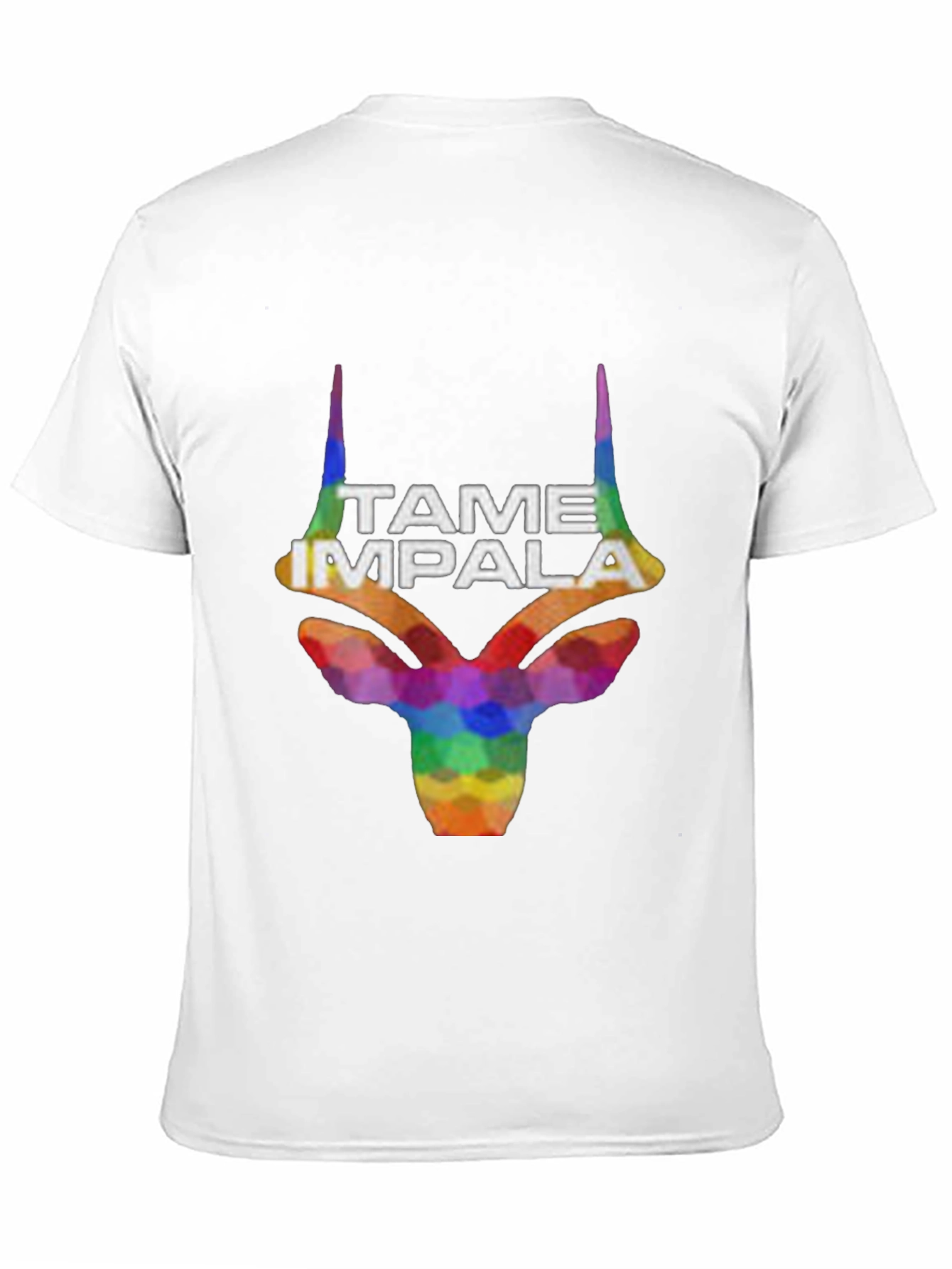 Tame Impala Rainbow Graphic Black T-Shirt