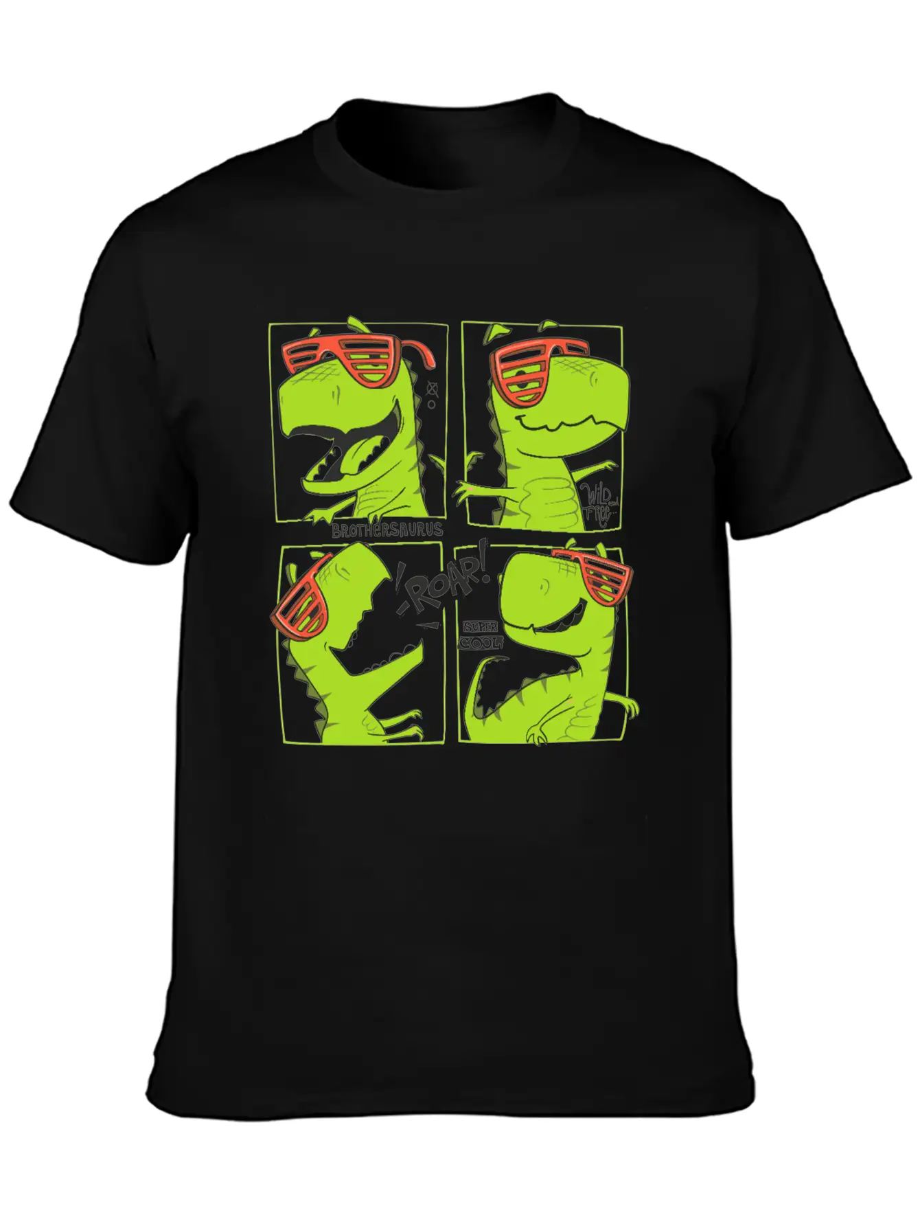 Dinosaurs Unisex Casual T-Shirt – Clean Design For Daily Comfort