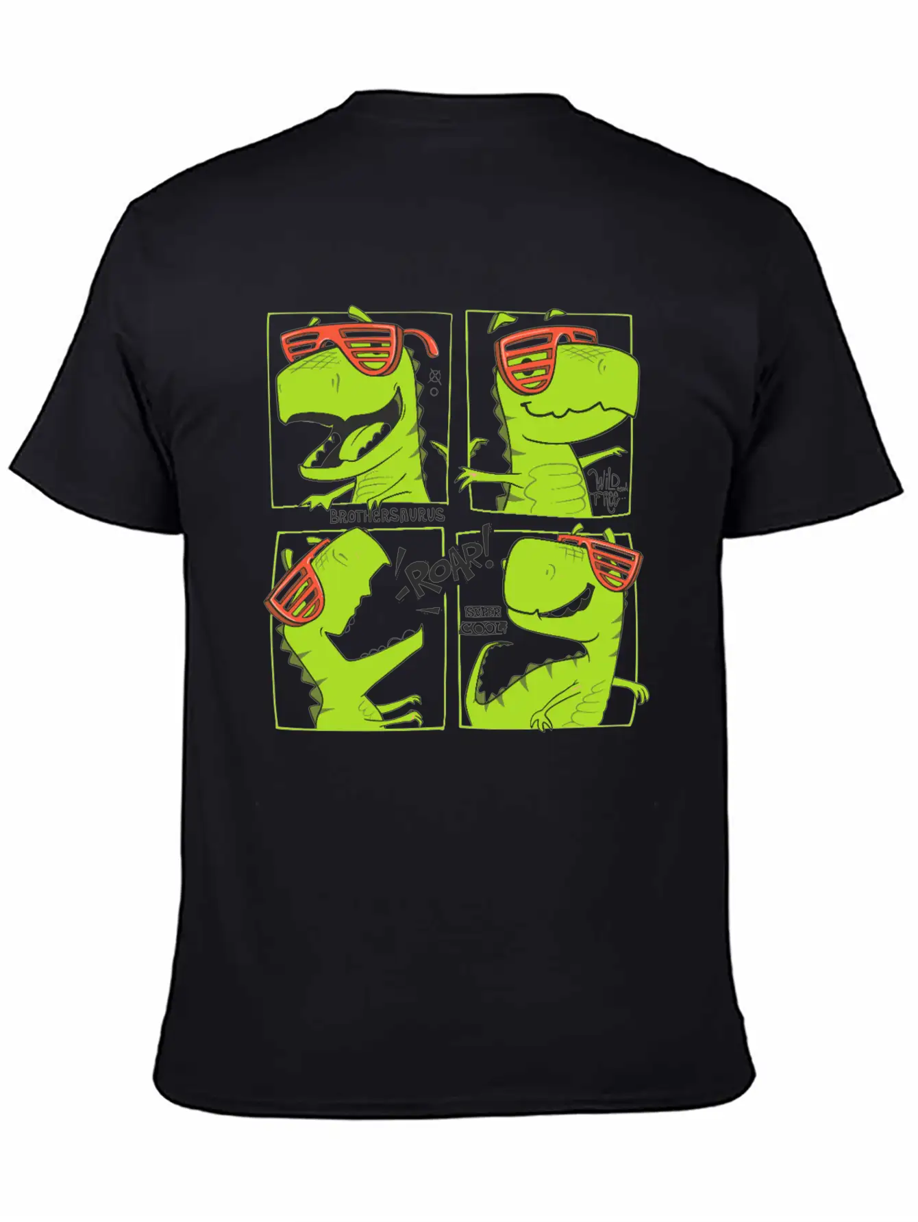 Dinosaurs Unisex Casual T-Shirt – Clean Design For Daily Comfort