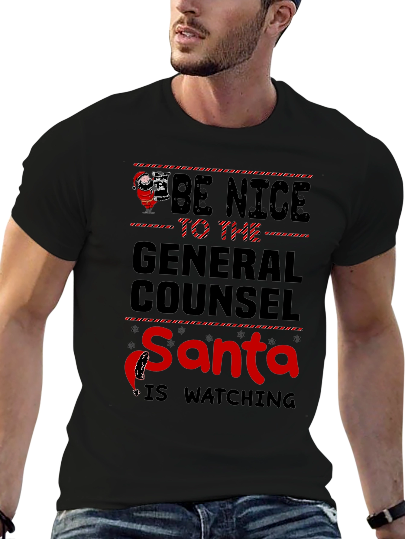 Be Nice to the General Counsel Santa Shirt
