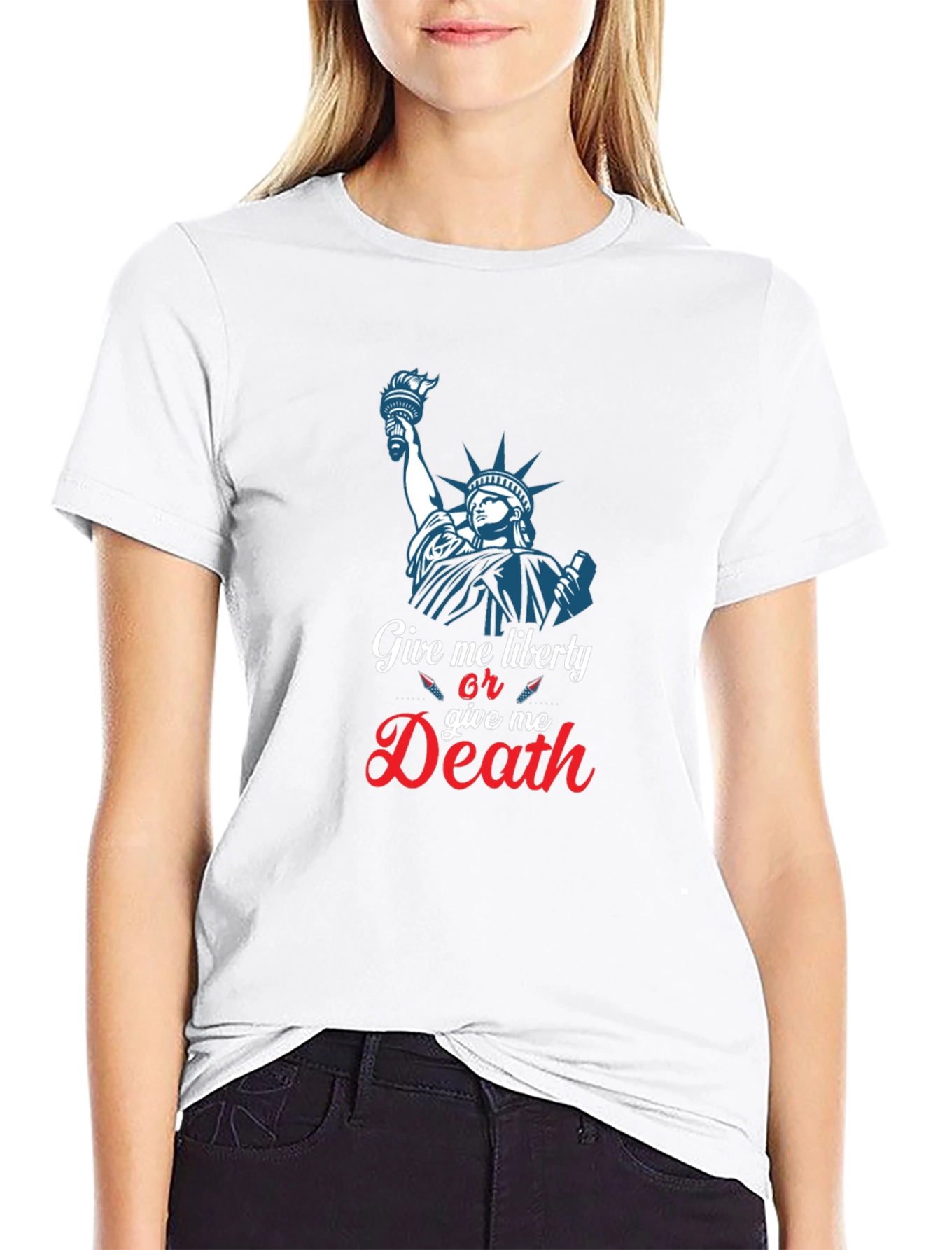 Liberty or Death Graphic Tee - Patriotic T-Shirt